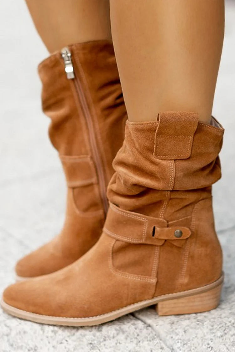 Deni® | Bottes en daim douces