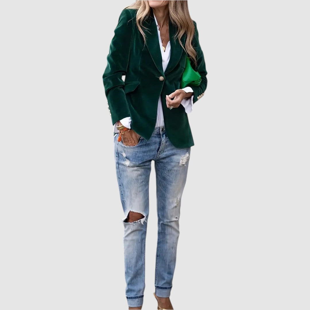 Olia® | Veste en velours élégante