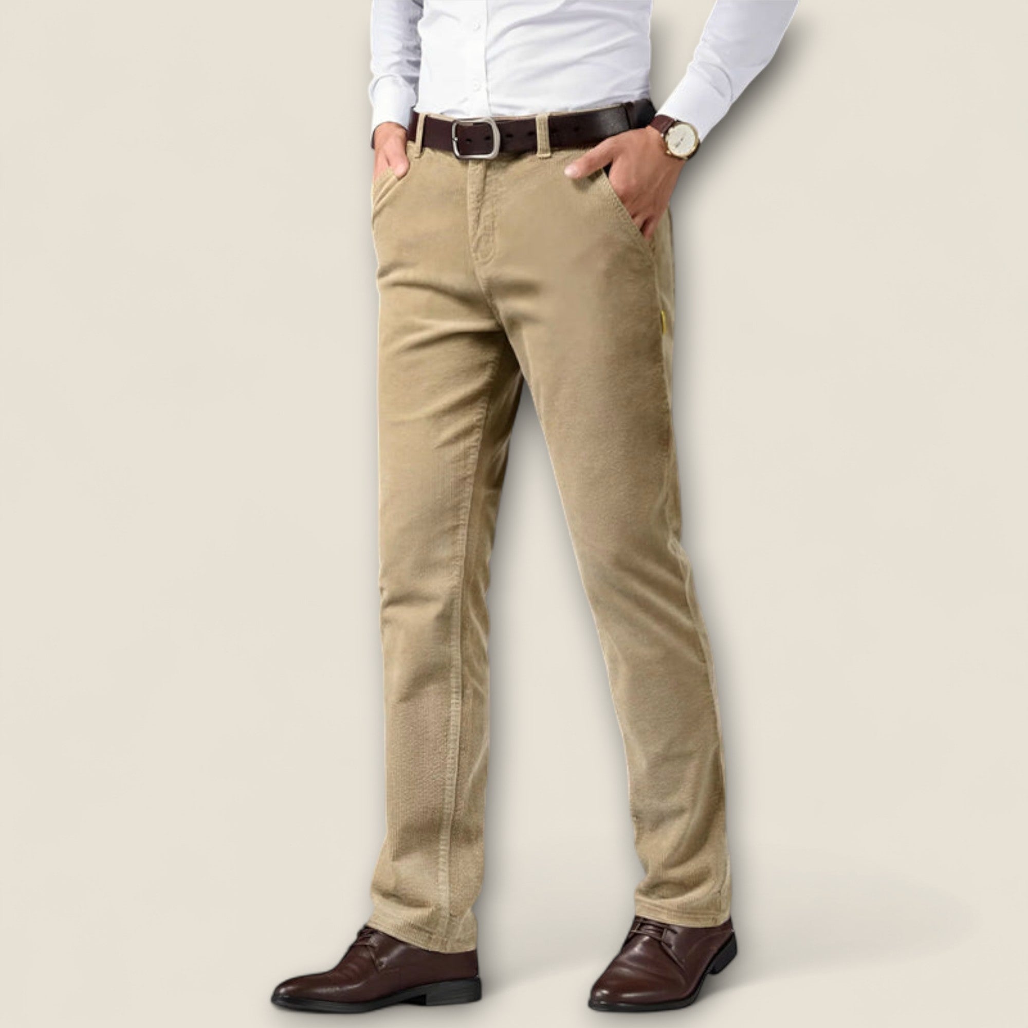 Sergio - Pantalon en velours côtelé intemporel