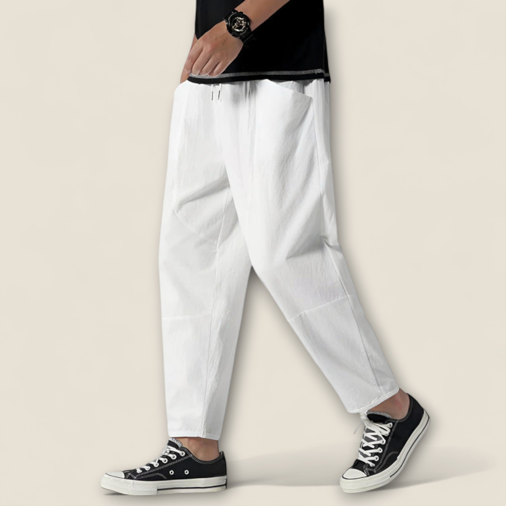 Haruki - Pantalons en Lin Ultra-Légers