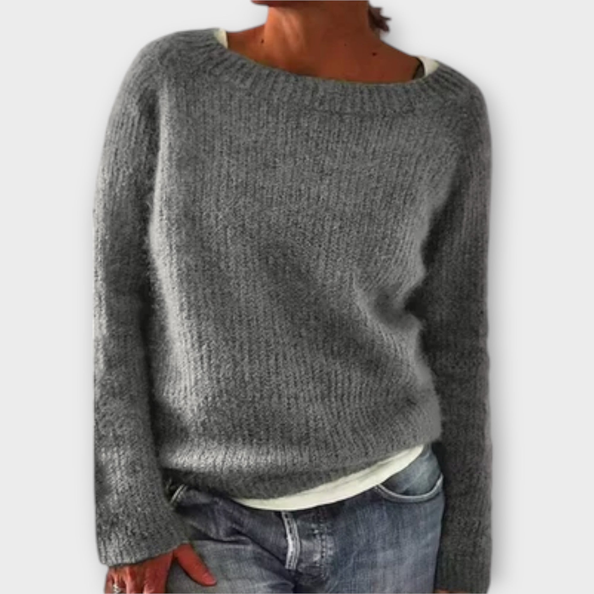 Regine – Pull en Tricot Uni