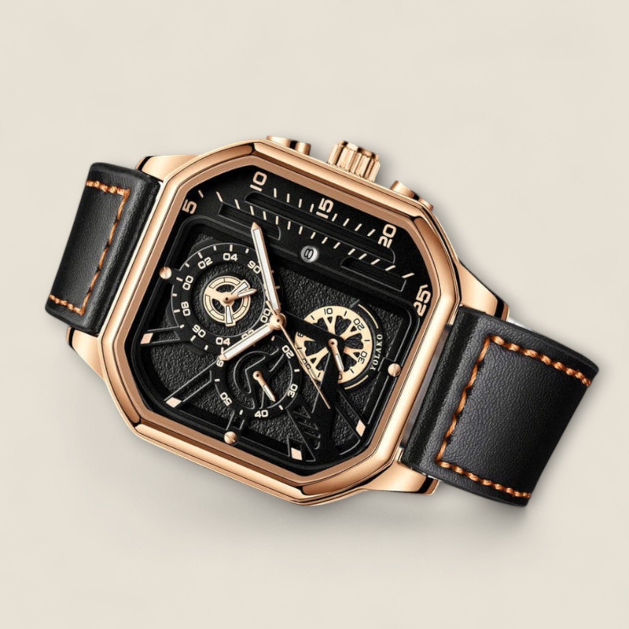 Rafael - Montre Chronographe Carrée