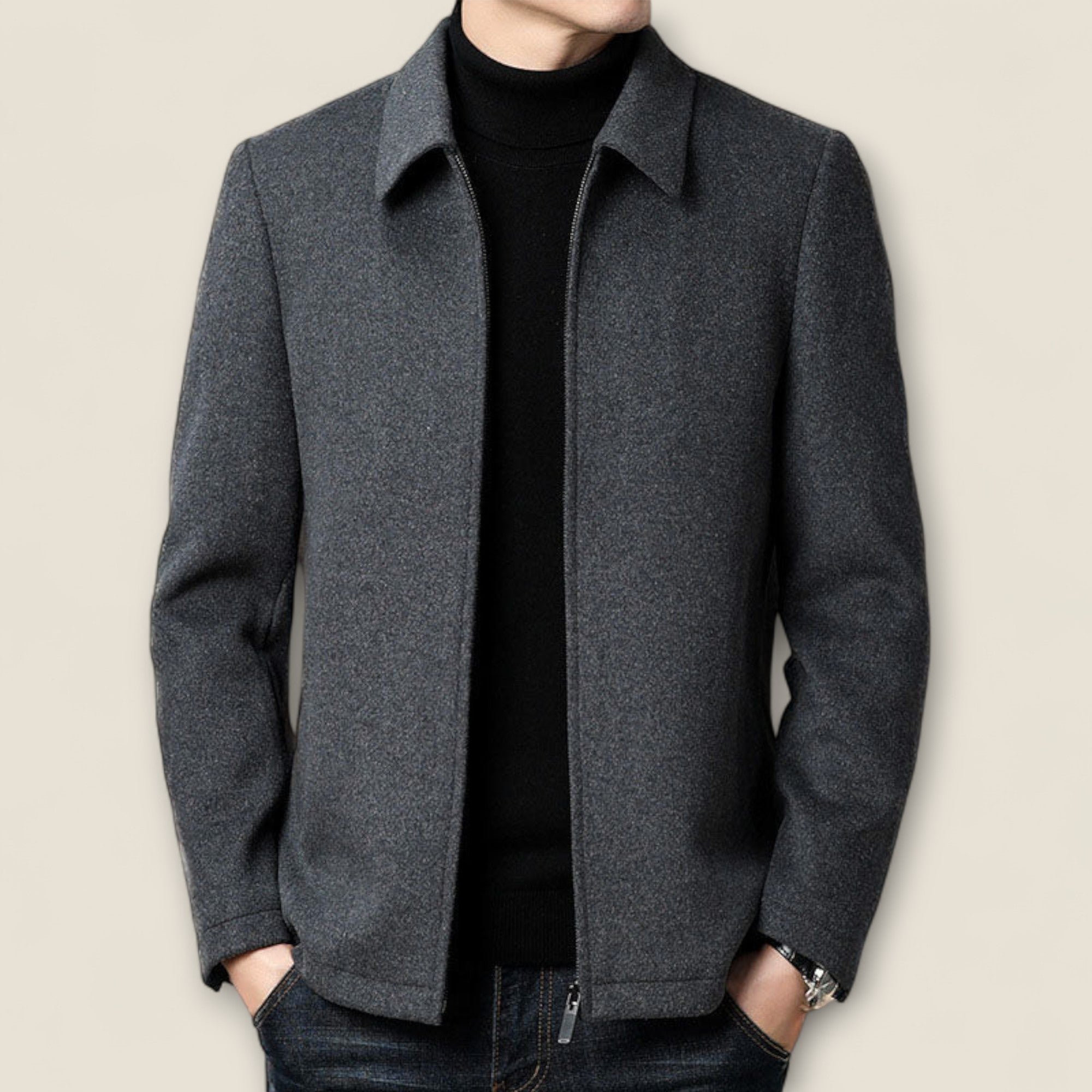 Dante - Veste zippée en laine