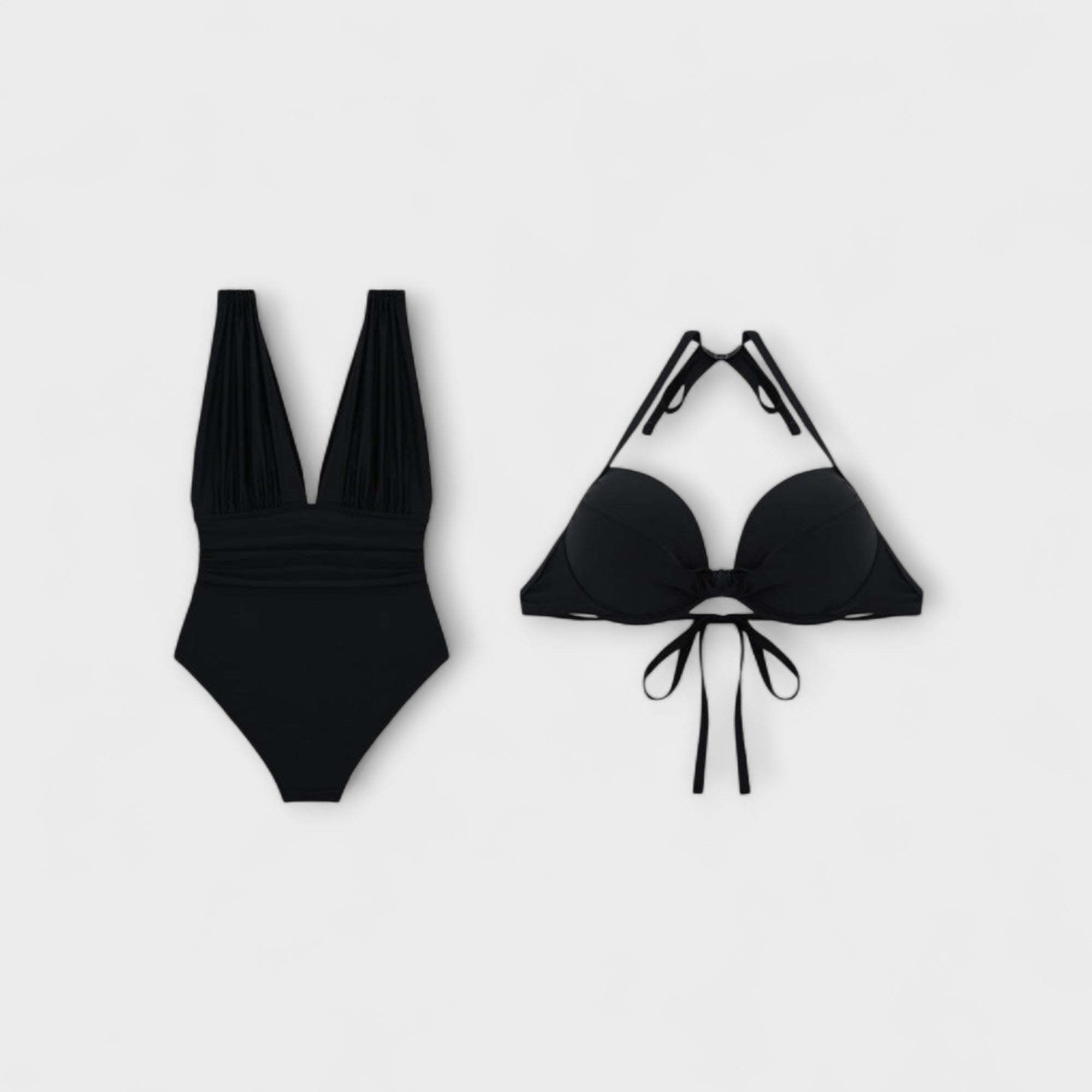 Miravo - Maillot de bain sculptant avec décolleté plongeant et bretelle réglable