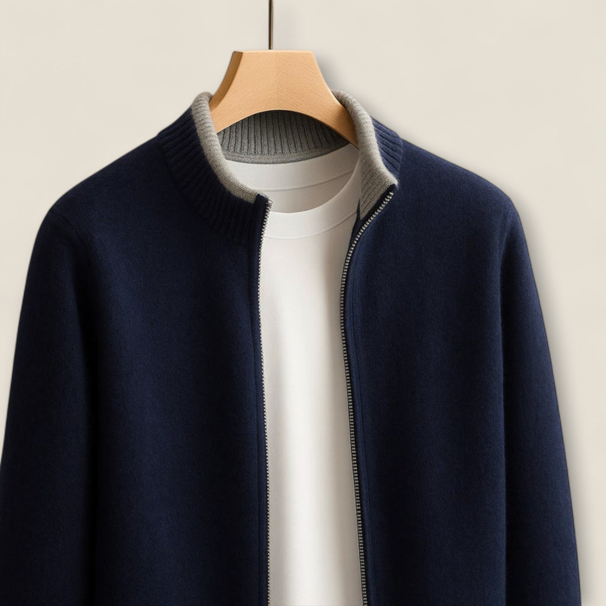 Alessio - Cardigan zippé