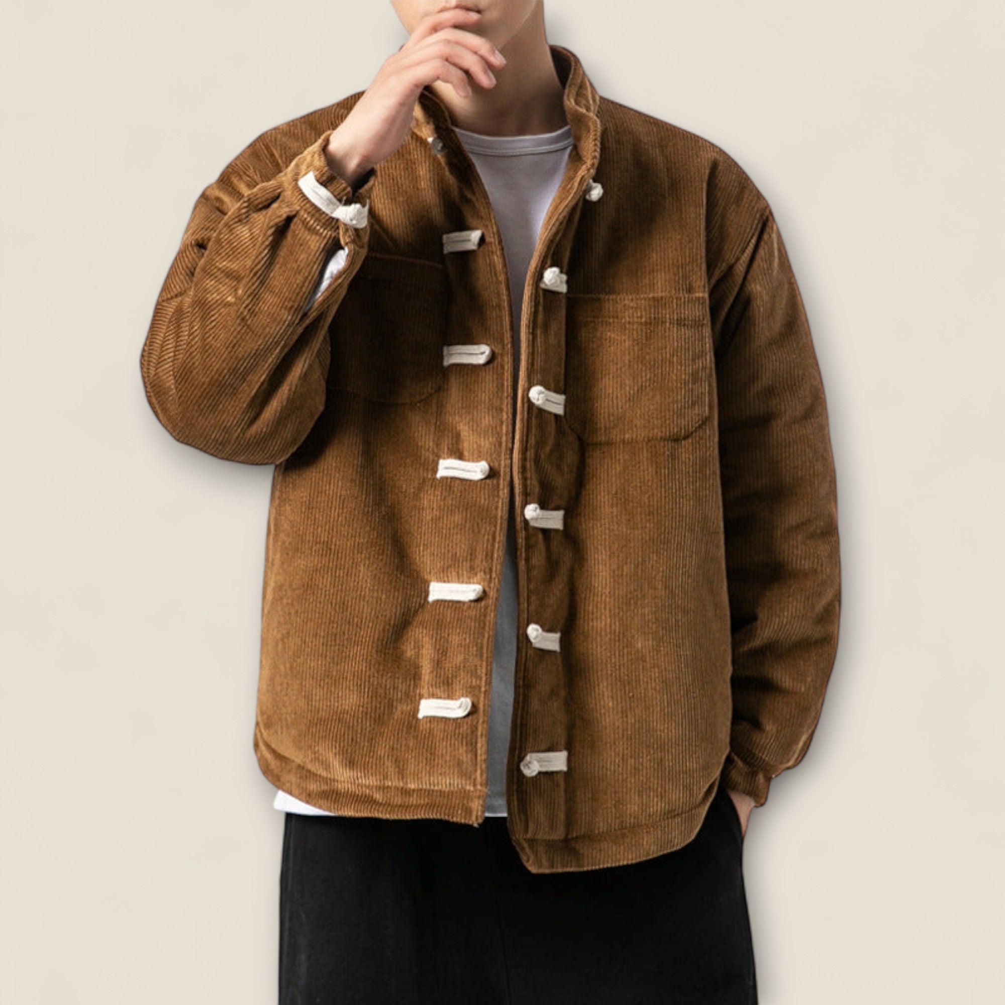 Ken - Manteau en velours côtelé classique