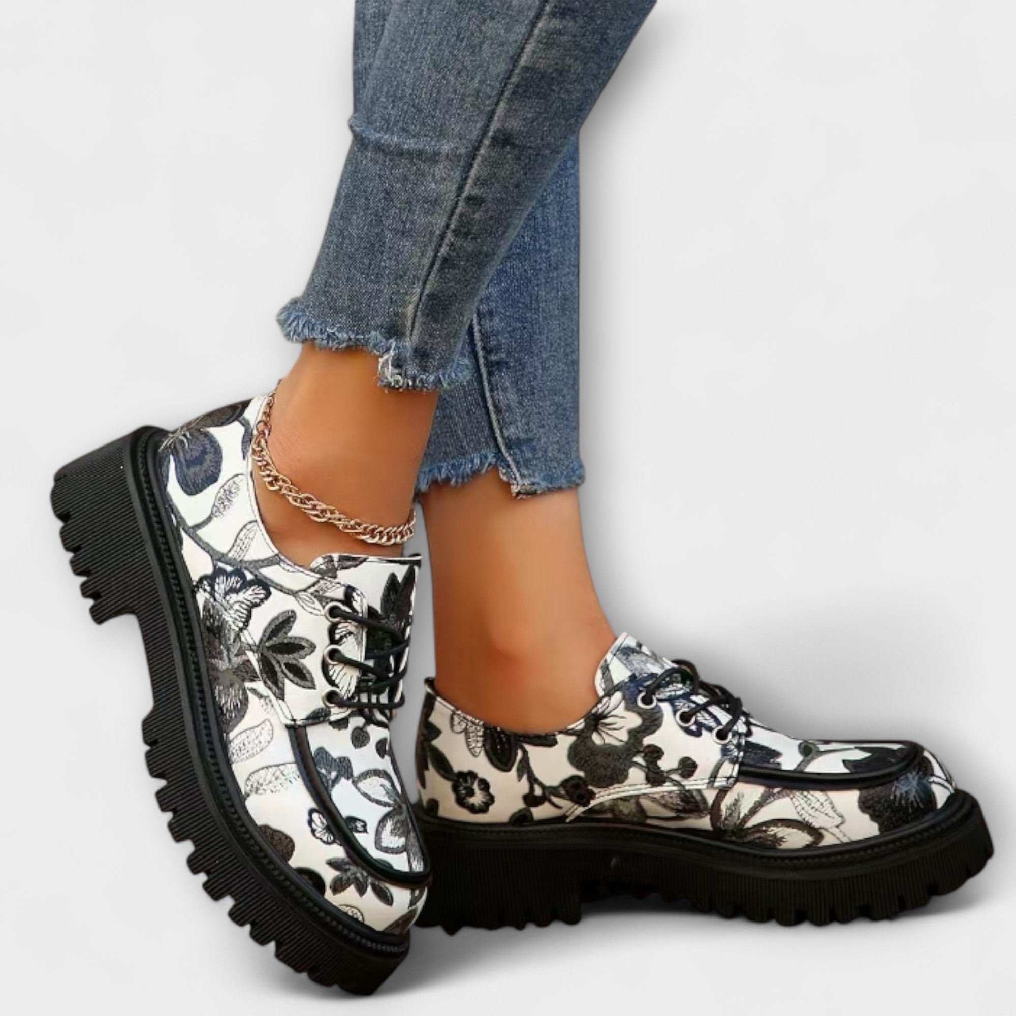 Sandra - Mocassins Rétro Élégants