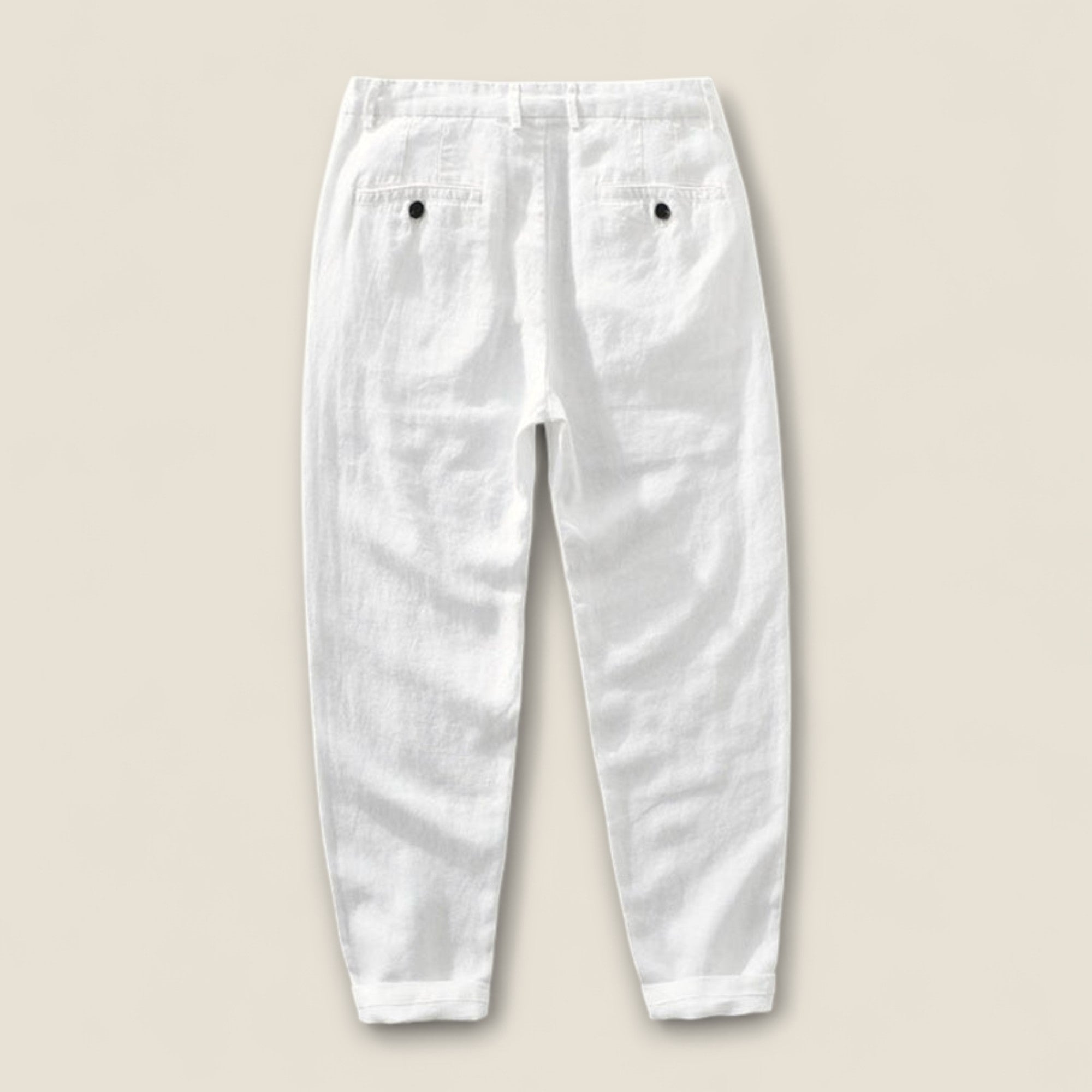 Mateo - Pantalons en Lin à Jambe Droite