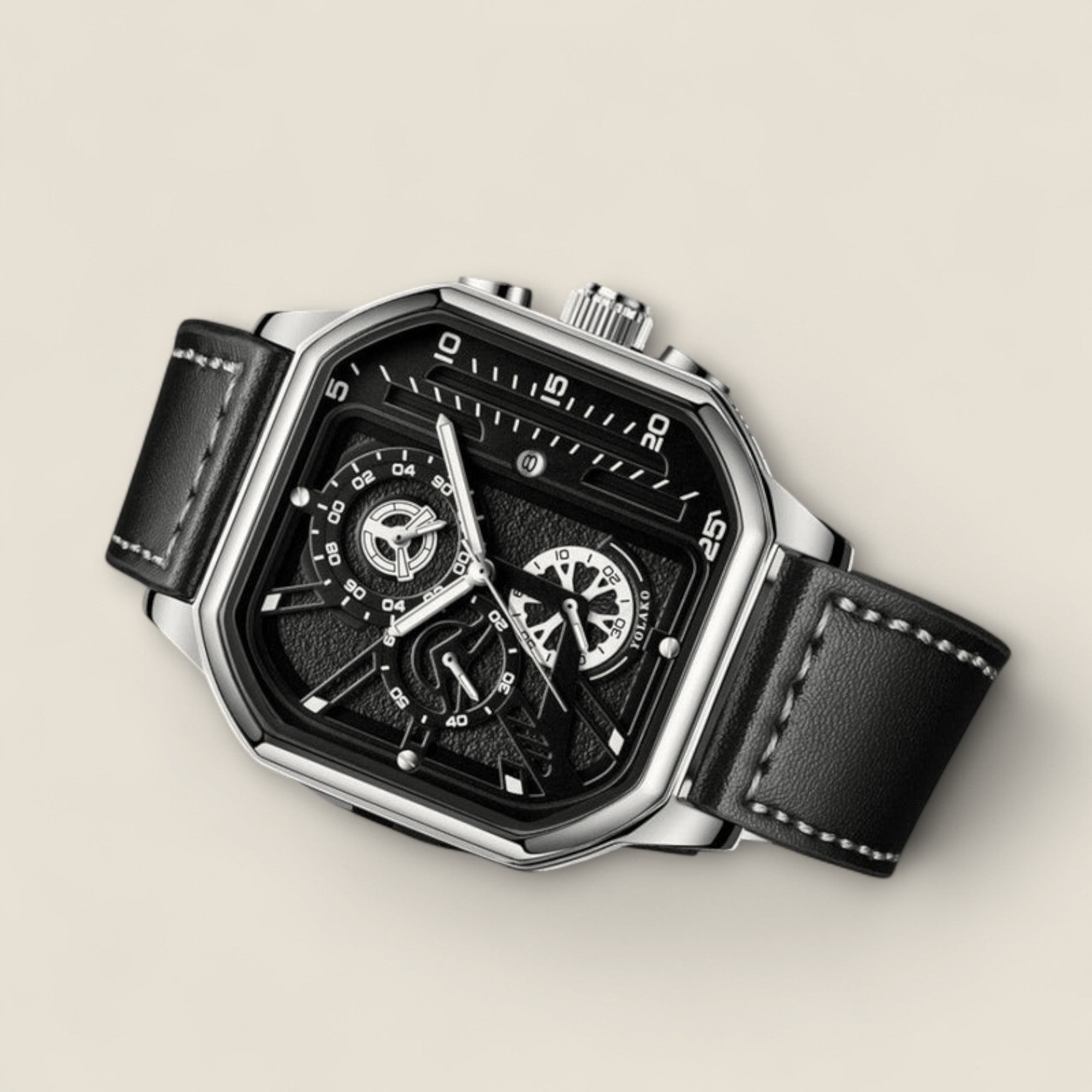 Rafael - Montre Chronographe Carrée