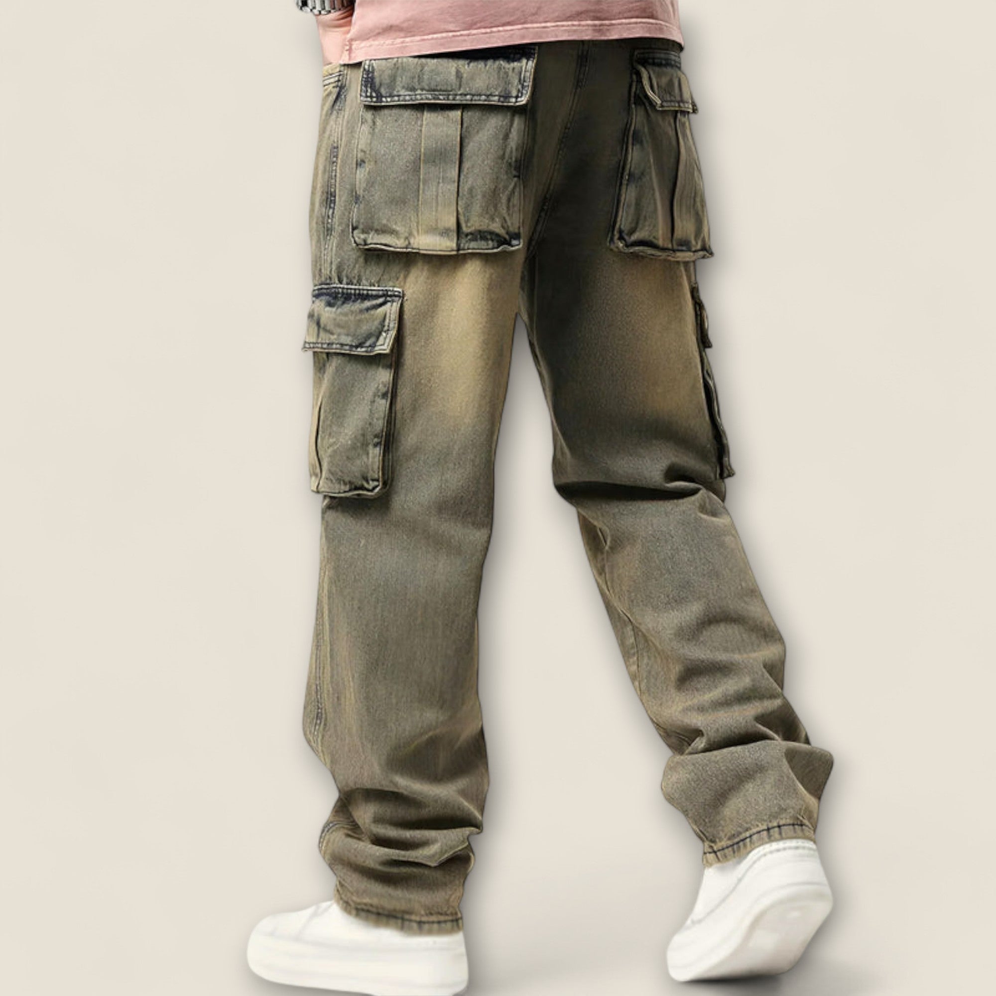 Lazaro - Pantalons Cargo en Coton
