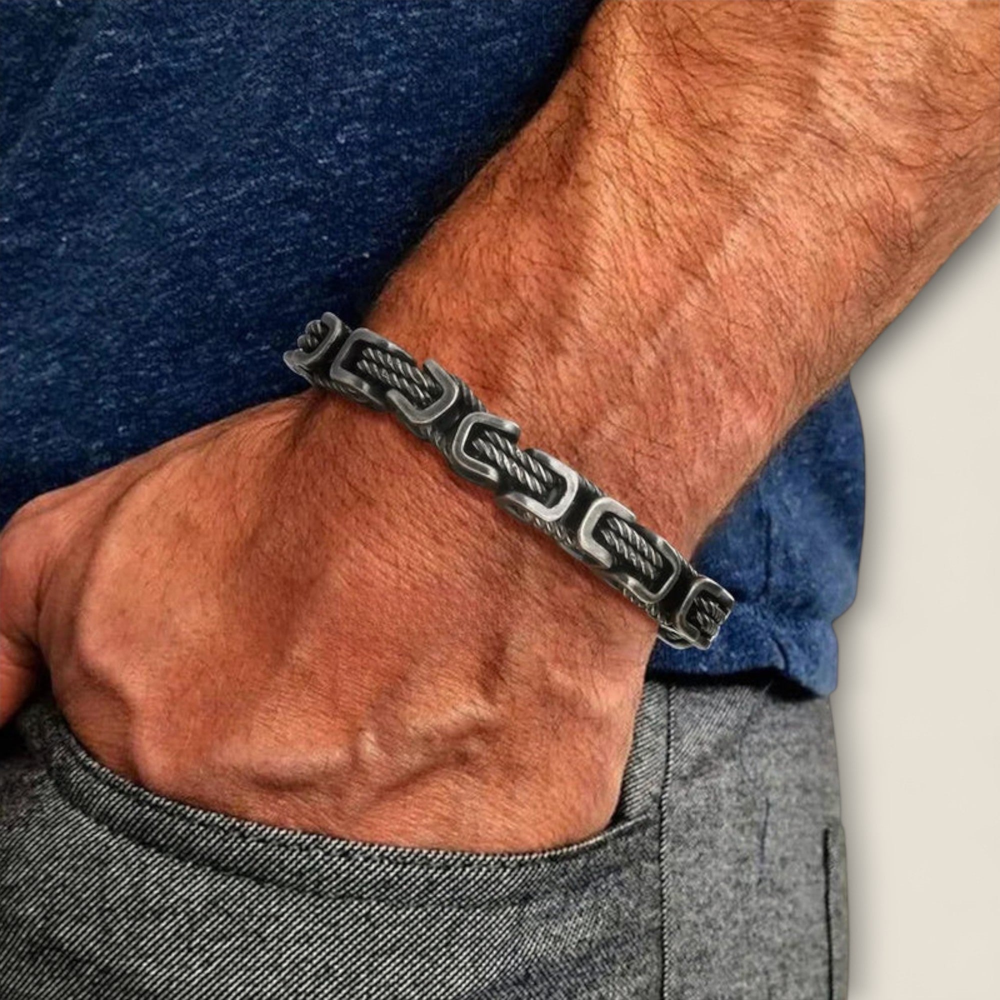 Gael - Bracelet en acier inoxydable