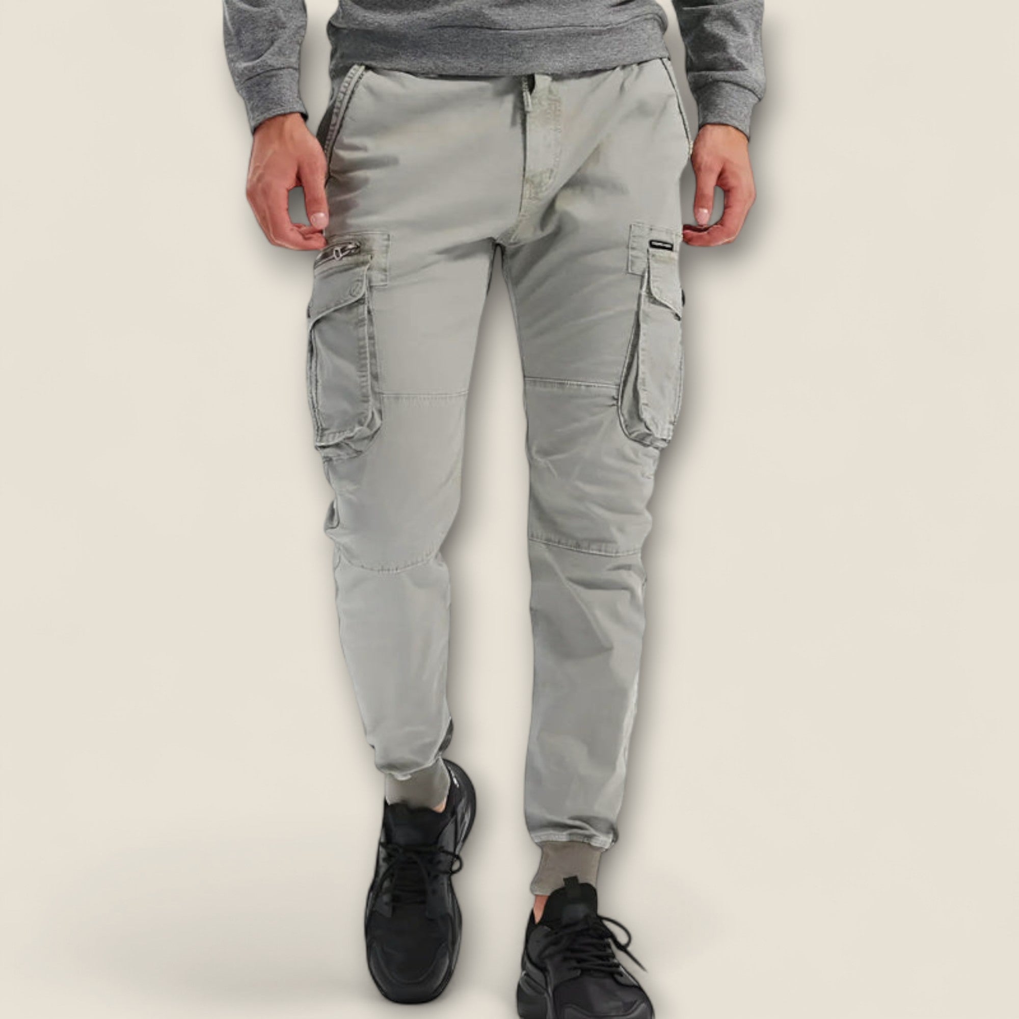 Matias - Pantalons Cargo en Coton Utilitaires