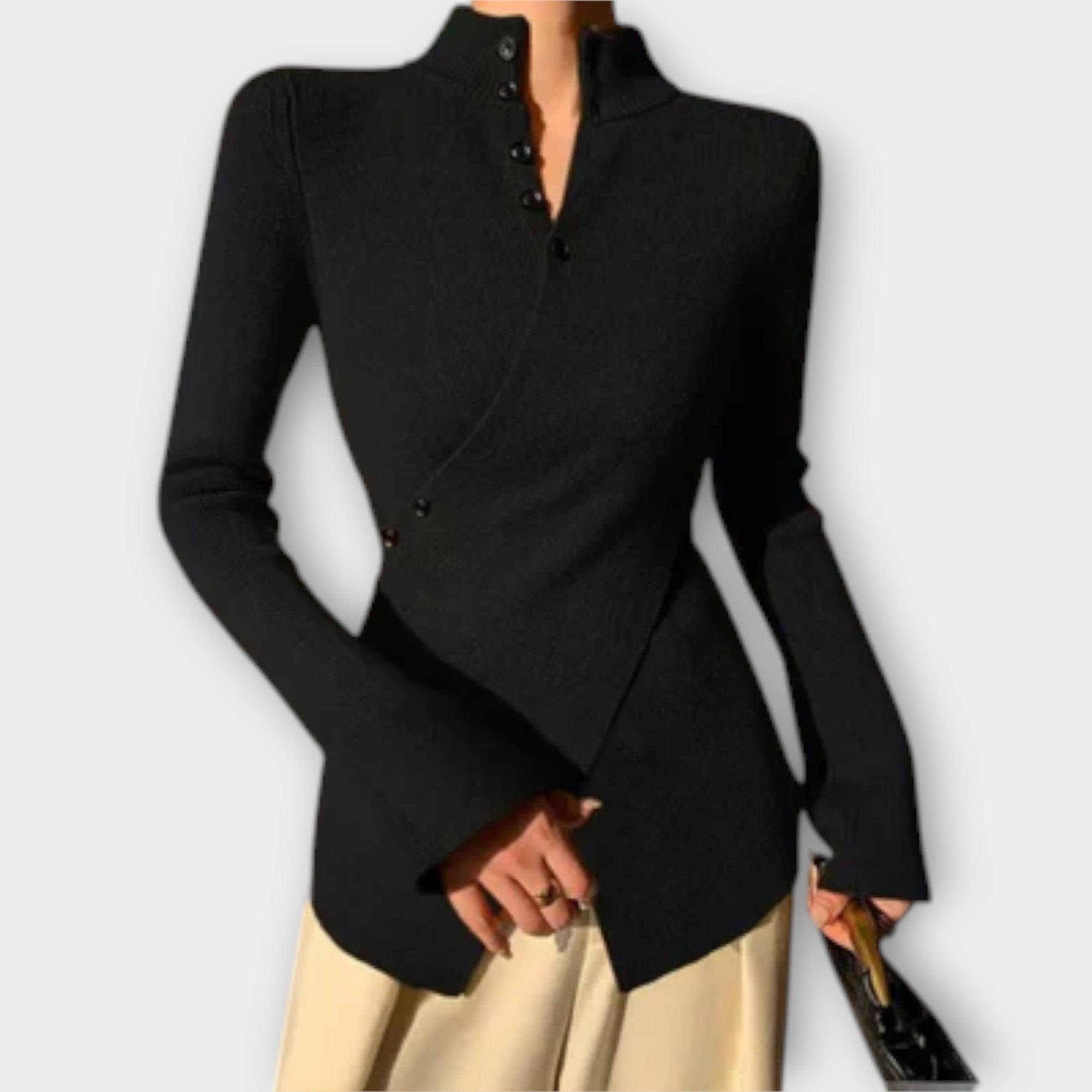 Michiko – Pull Tricot Élegant Ajusté