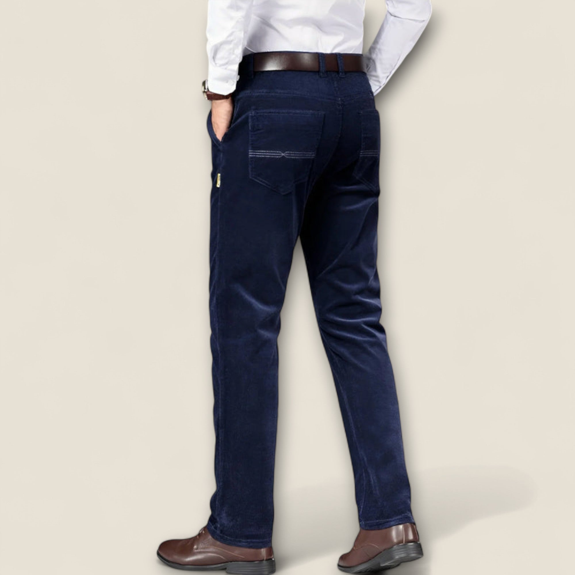 Sergio - Pantalon en velours côtelé intemporel