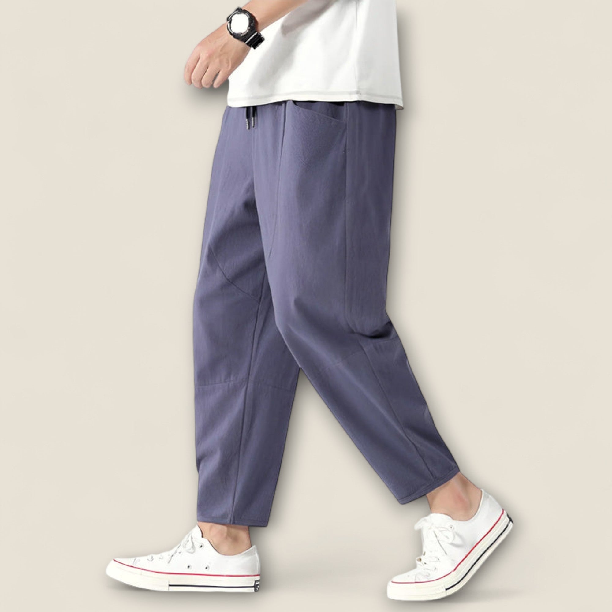 Haruki - Pantalons en Lin Ultra-Légers