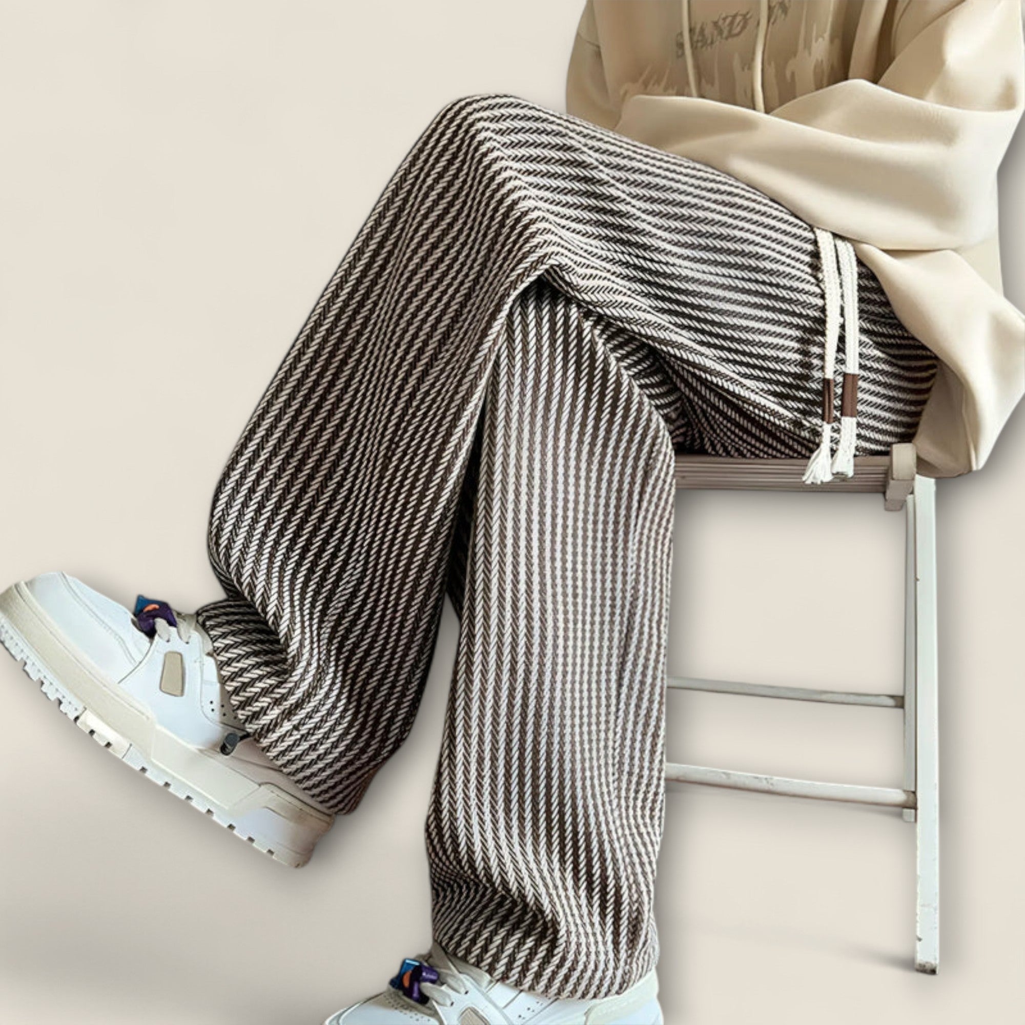 Rico - Pantalons à Jambe Large Détente