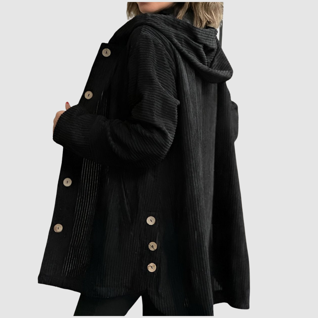 Vena® | Veste en velours confortable avec capuche