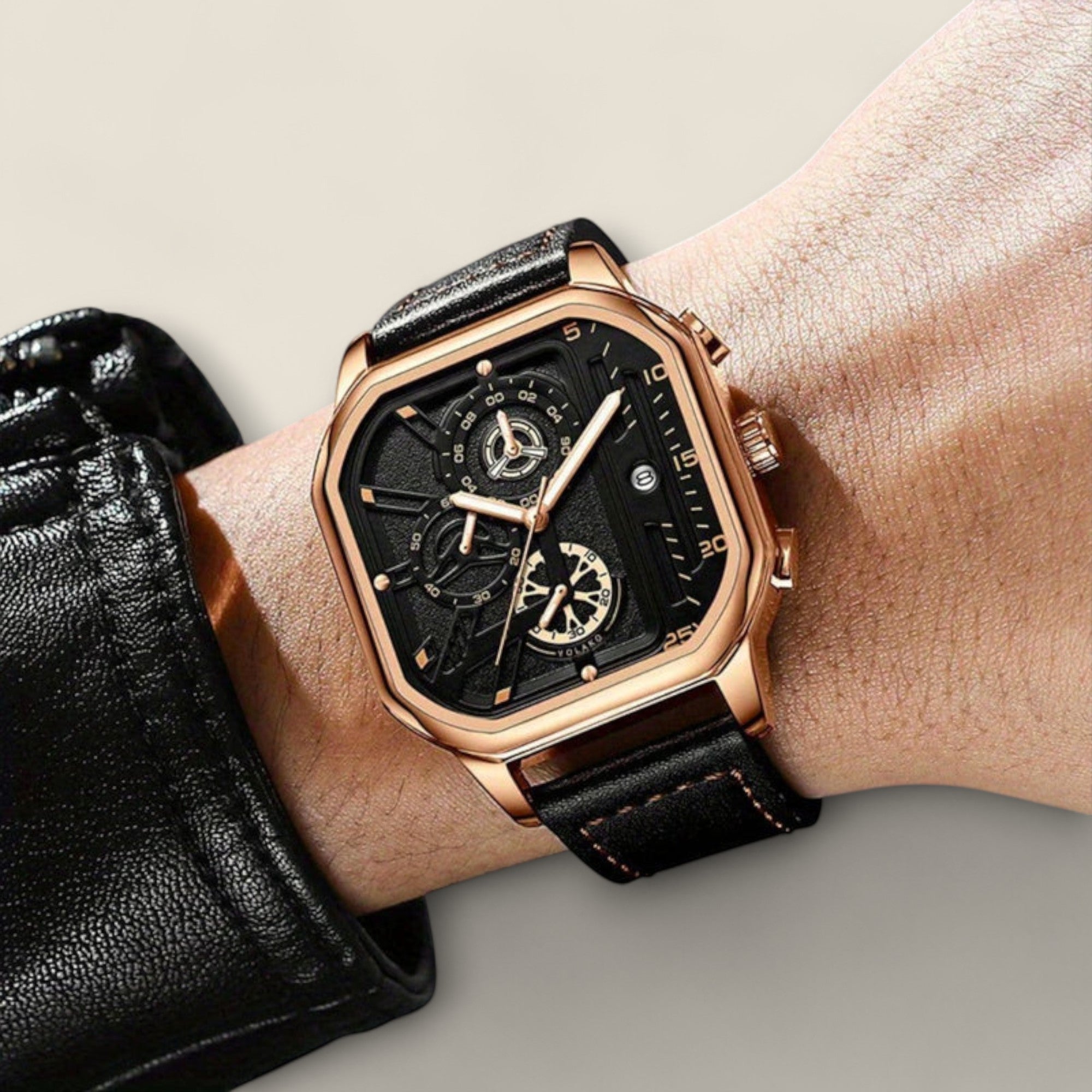 Rafael - Montre Chronographe Carrée