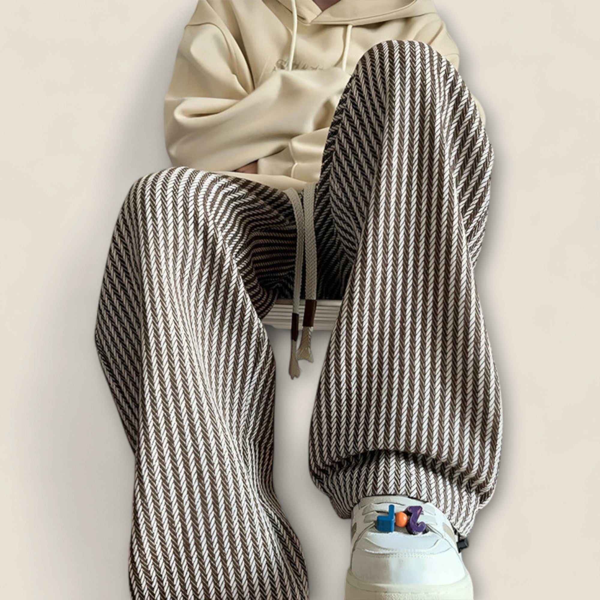 Rico - Pantalons à Jambe Large Détente