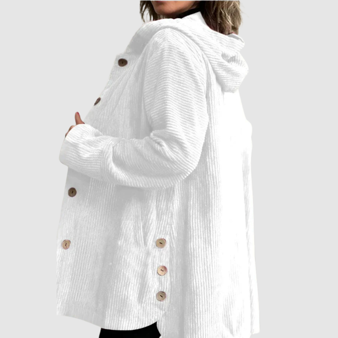 Vena® | Veste en velours confortable avec capuche