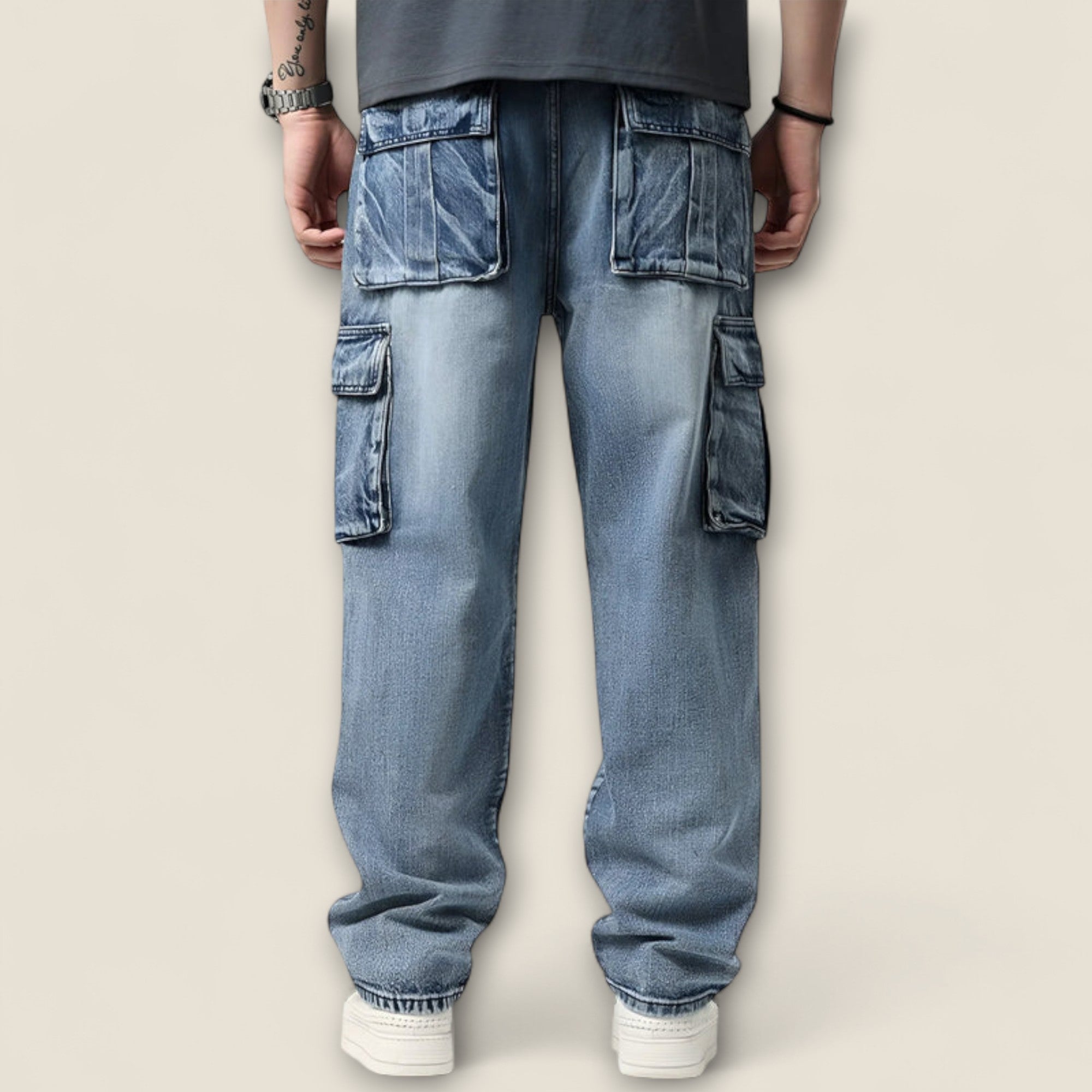 Lazaro - Pantalons Cargo en Coton