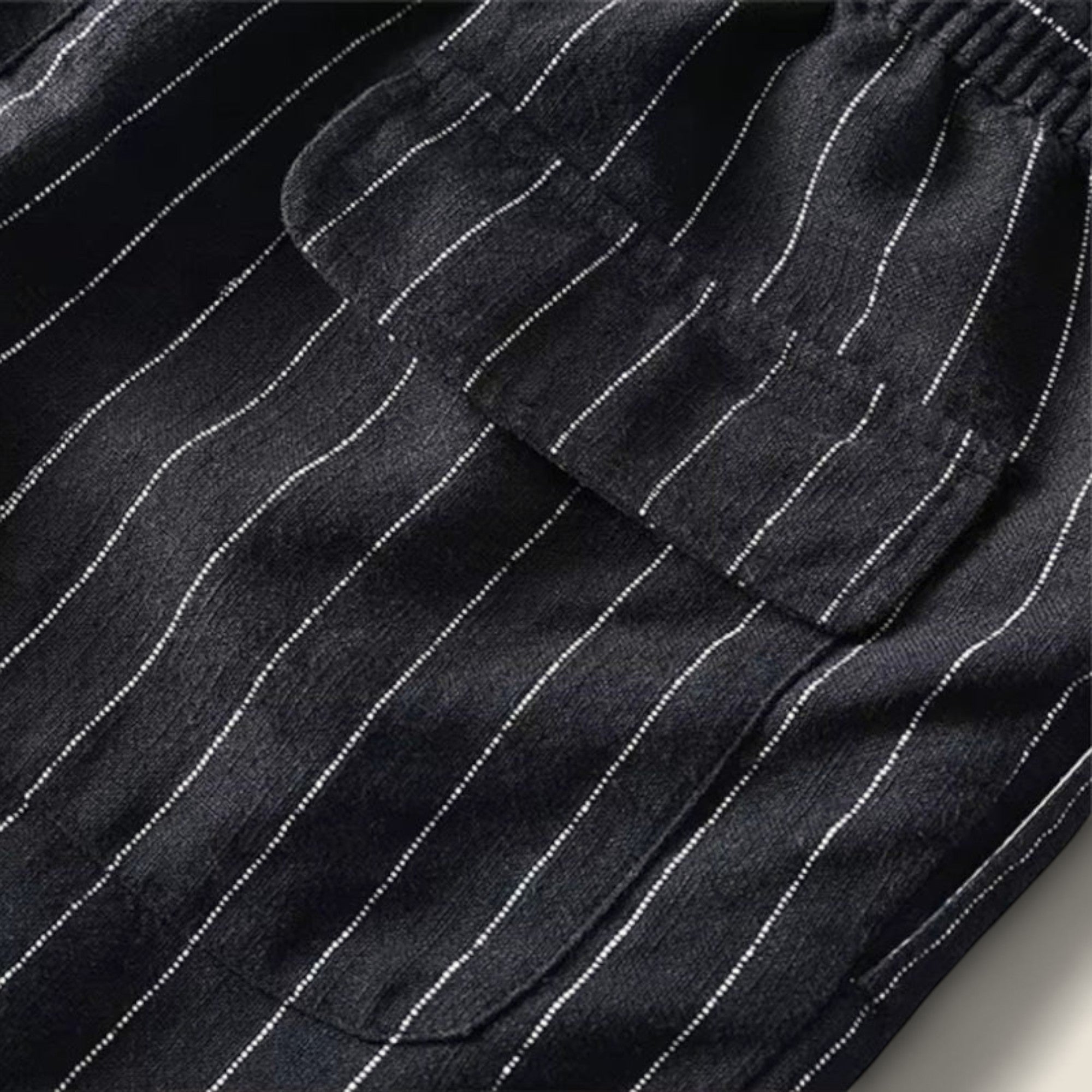 Dario - Shorts en Lin Rayés