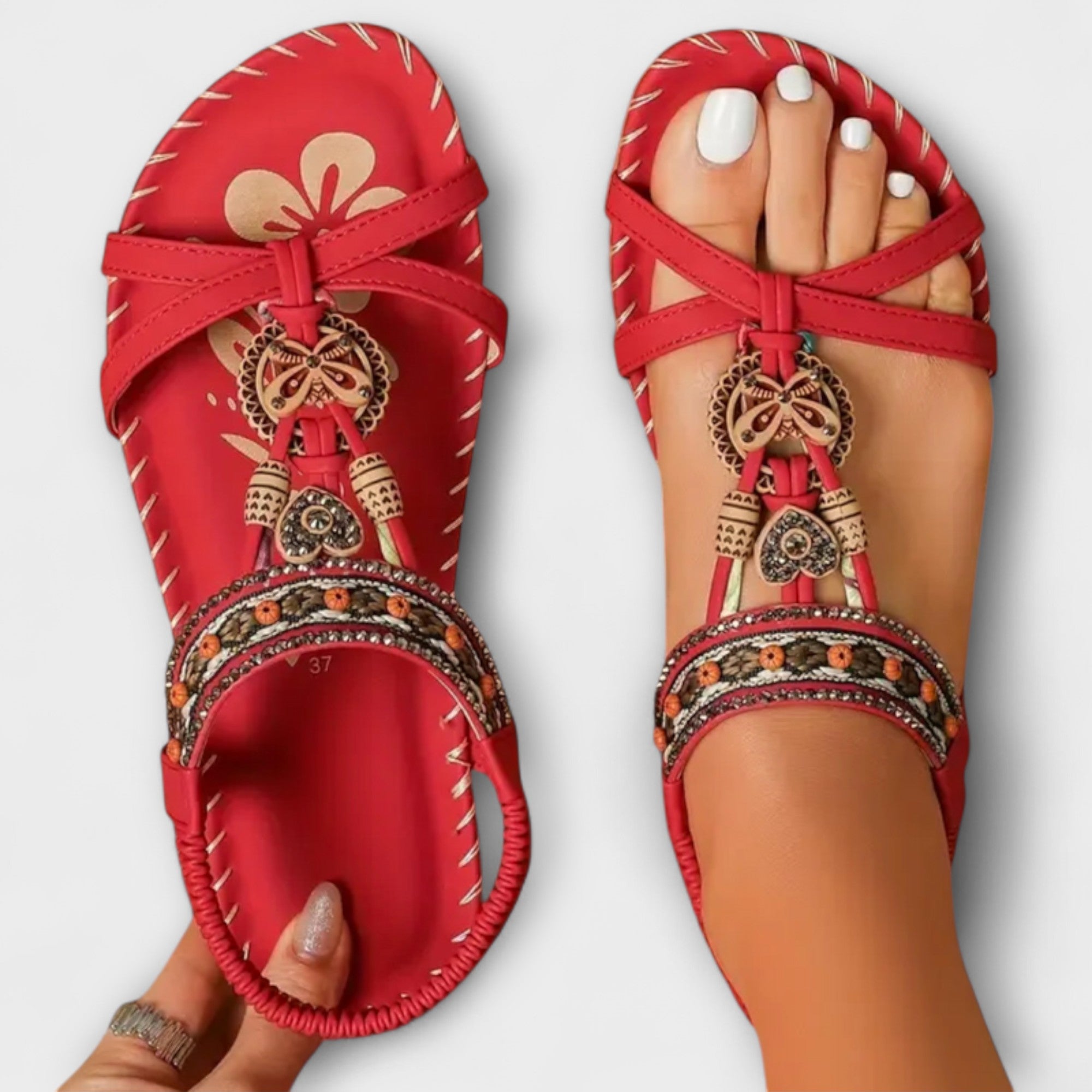 Claudia - Sandales Orthopédiques Inspirées d'Ibiza