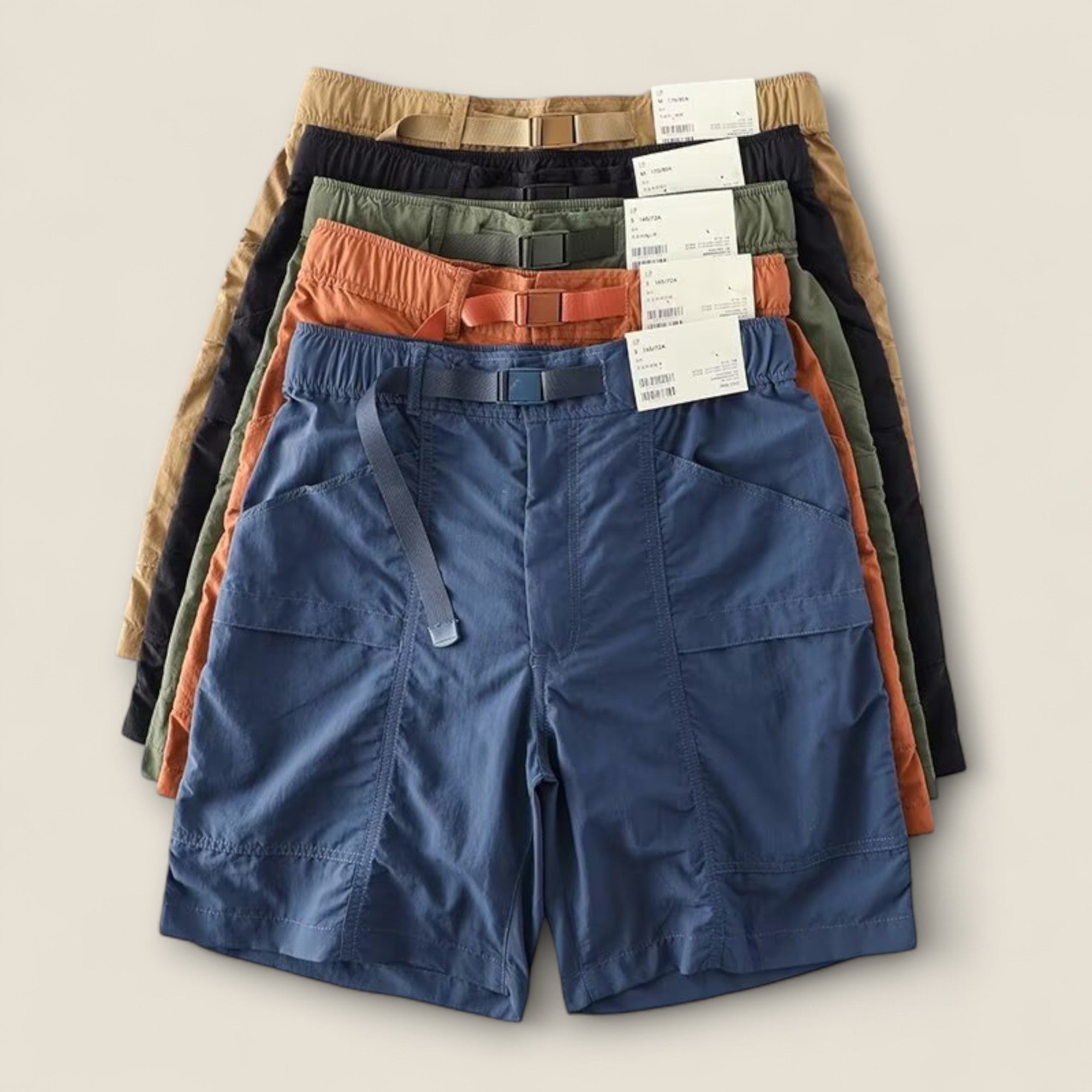 Dario - Shorts Utilitaires en Nylon Durable