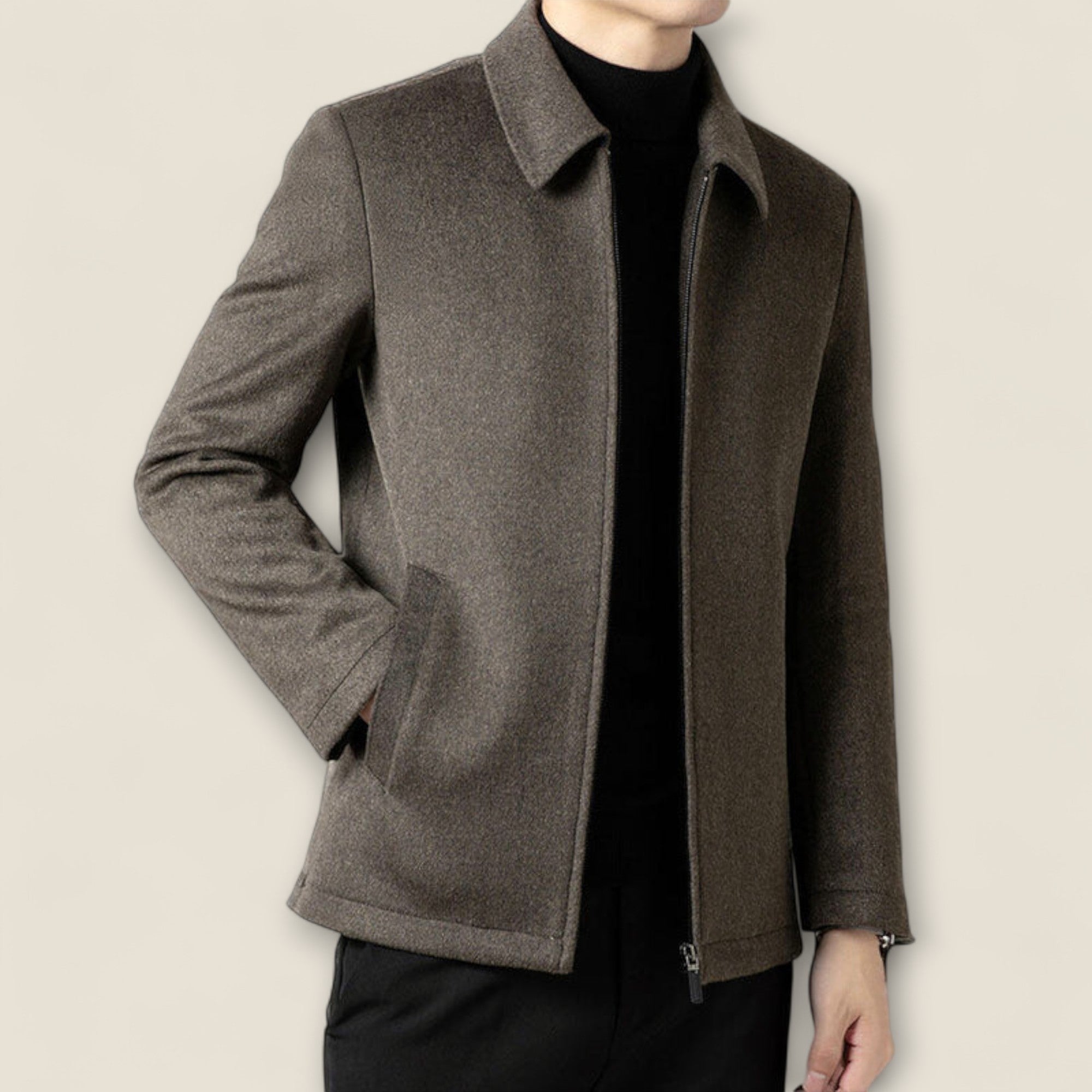 Dante - Veste zippée en laine