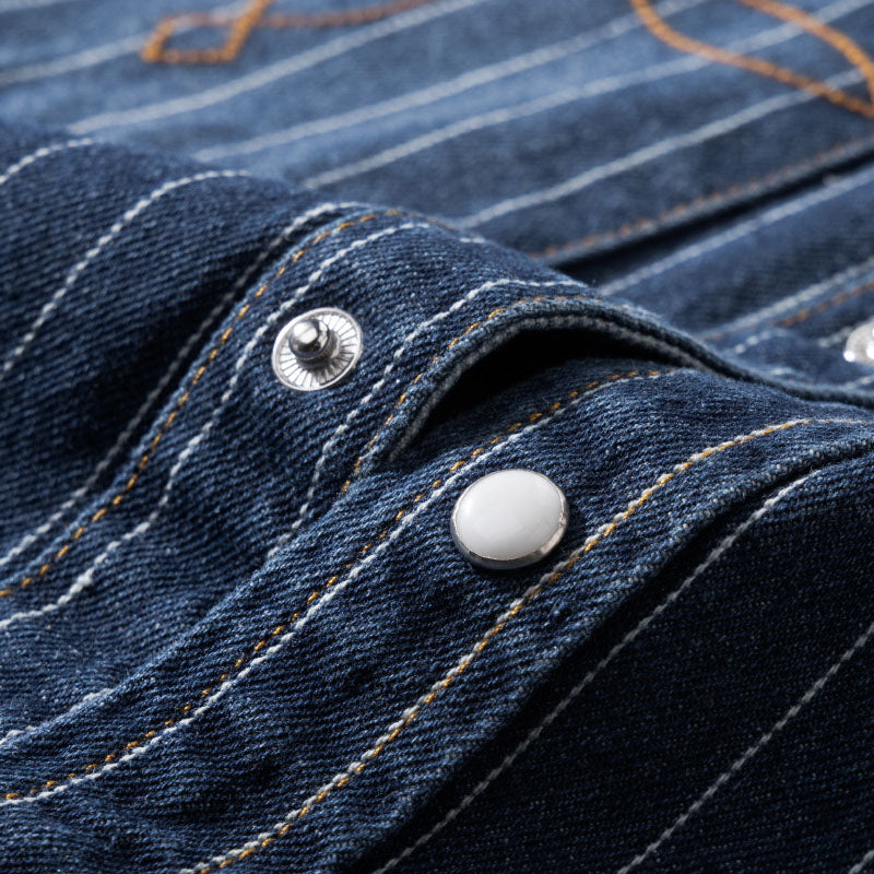 Leon - Chemise en Jean Rayée