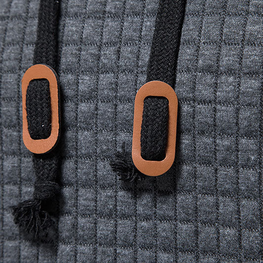 Renato - Sweat à capuche texturé avec design à enfiler