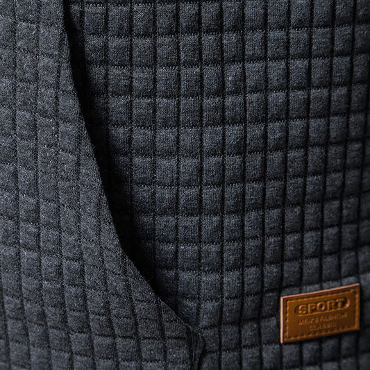 Renato - Sweat à capuche texturé avec design à enfiler