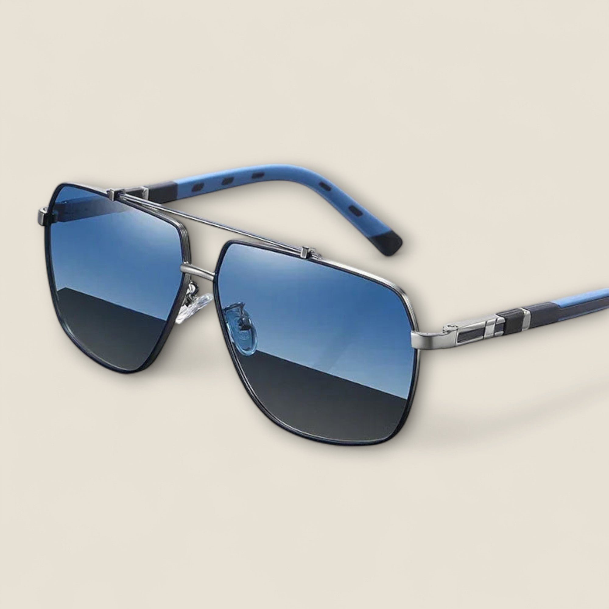 Gianni - Lunettes de soleil aviateur avec monture en métal