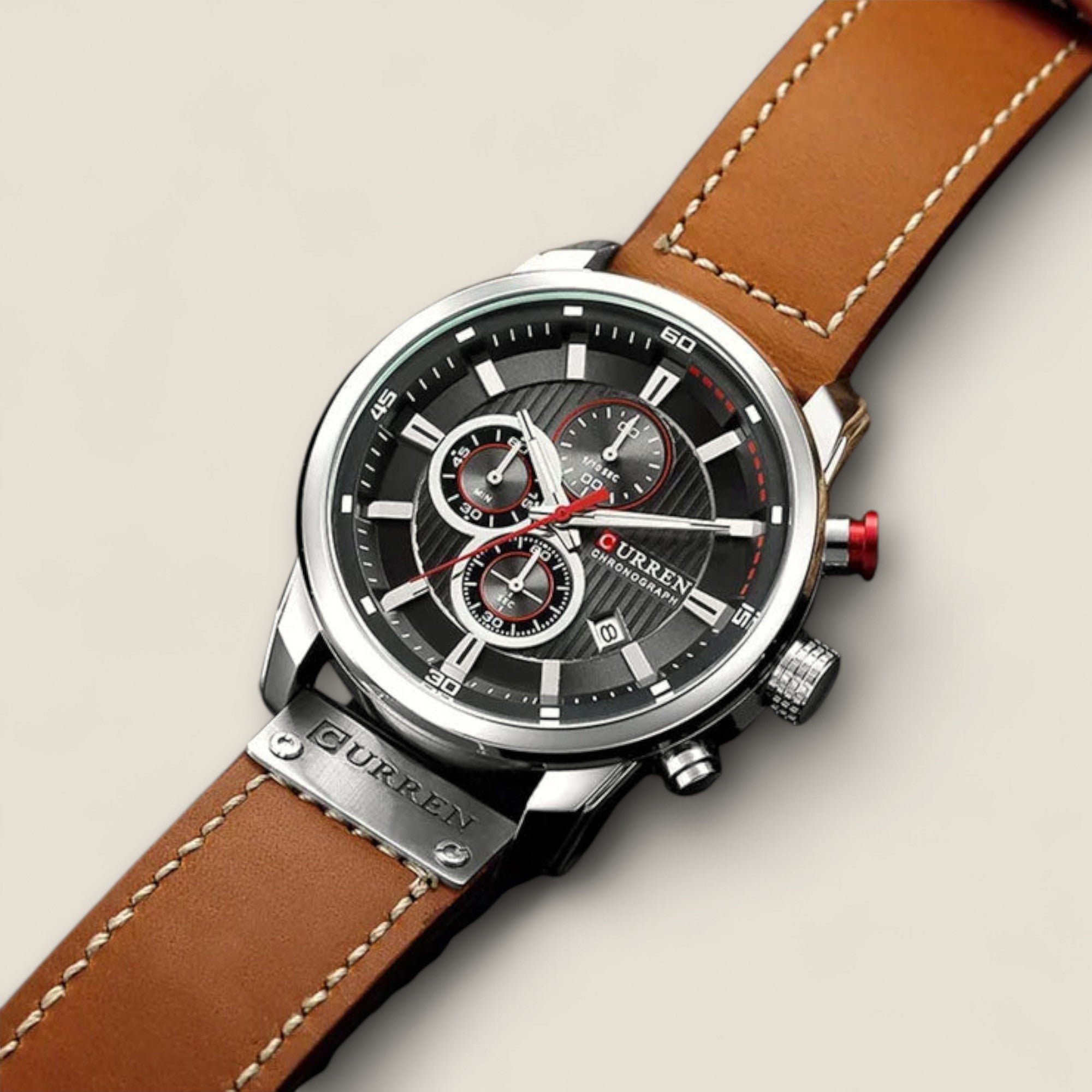 Renzo - Montre Chronographe en Cuir