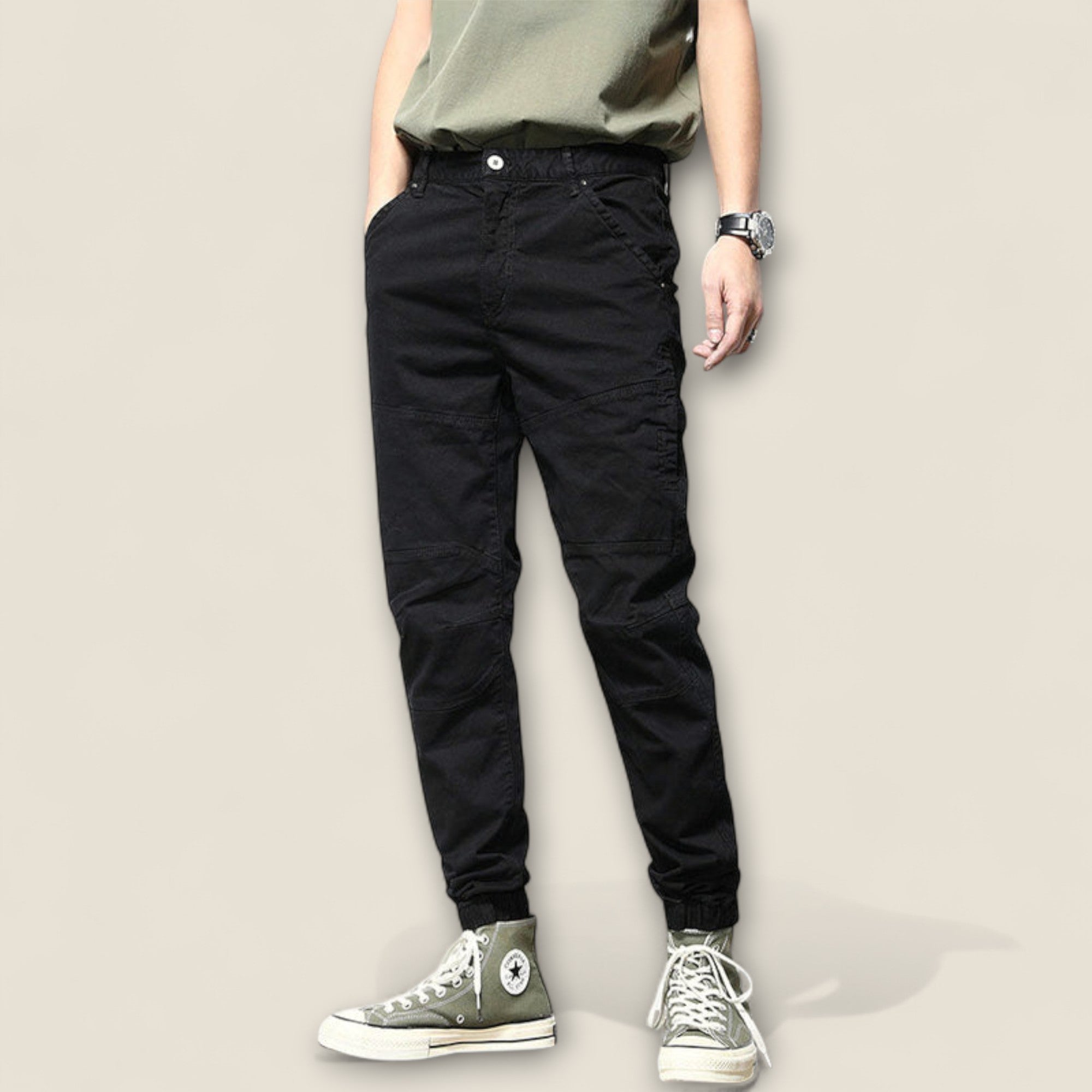 Diego - Pantalons Cargo en Coton