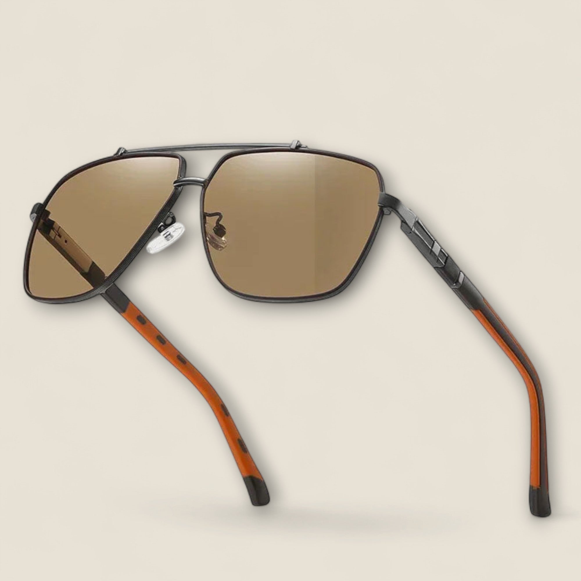 Gianni - Lunettes de soleil aviateur avec monture en métal