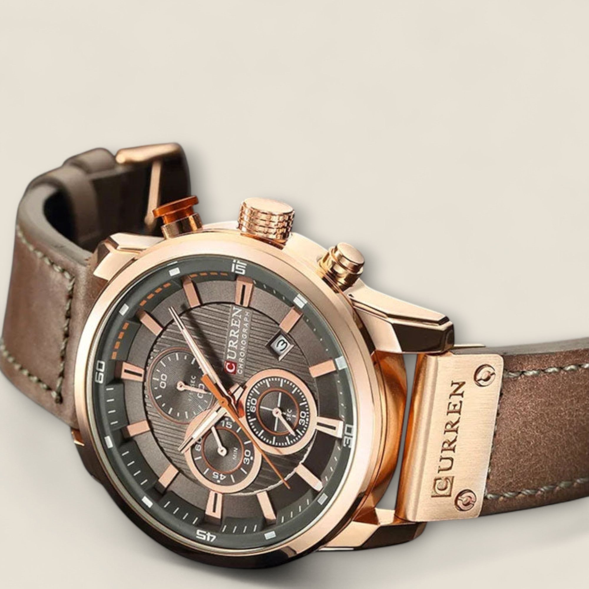 Renzo - Montre Chronographe en Cuir