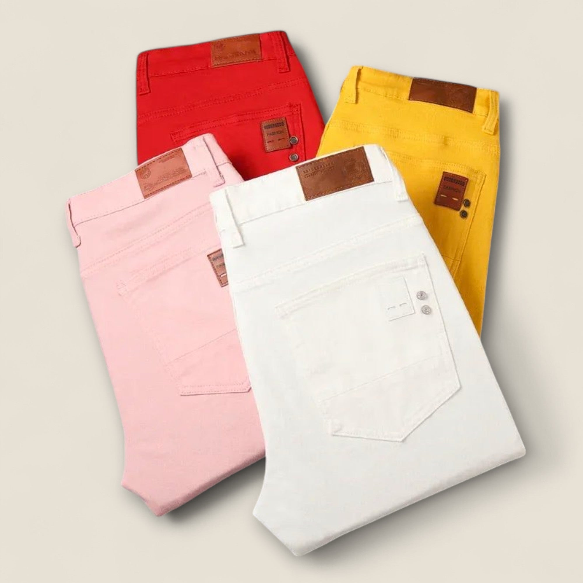 Baltasar - Pantalons en Coton Élastique