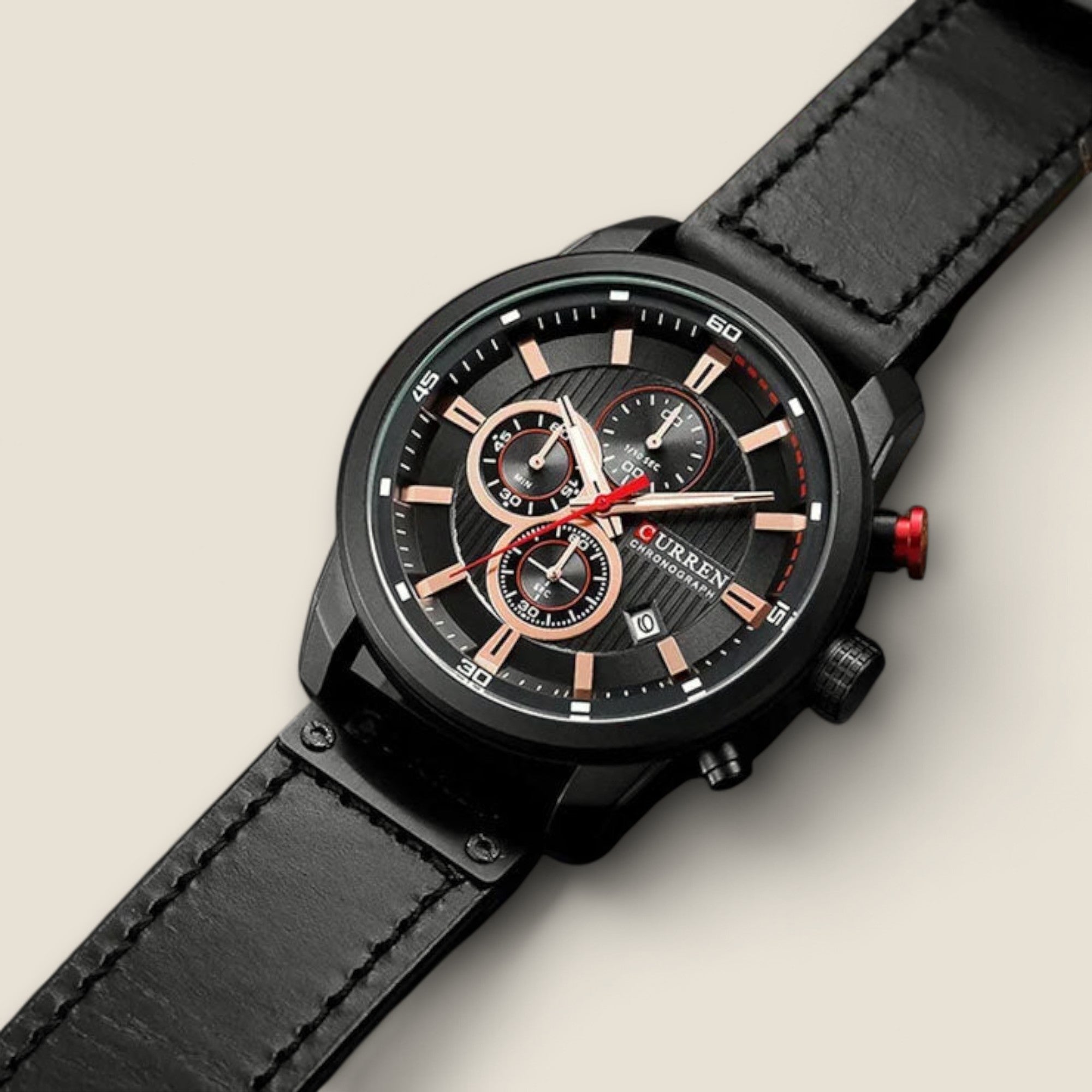Renzo - Montre Chronographe en Cuir