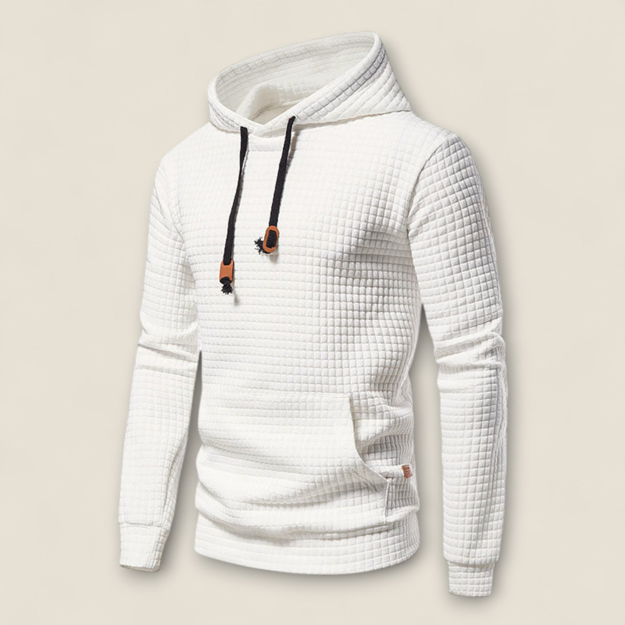 Renato - Sweat à capuche texturé avec design à enfiler