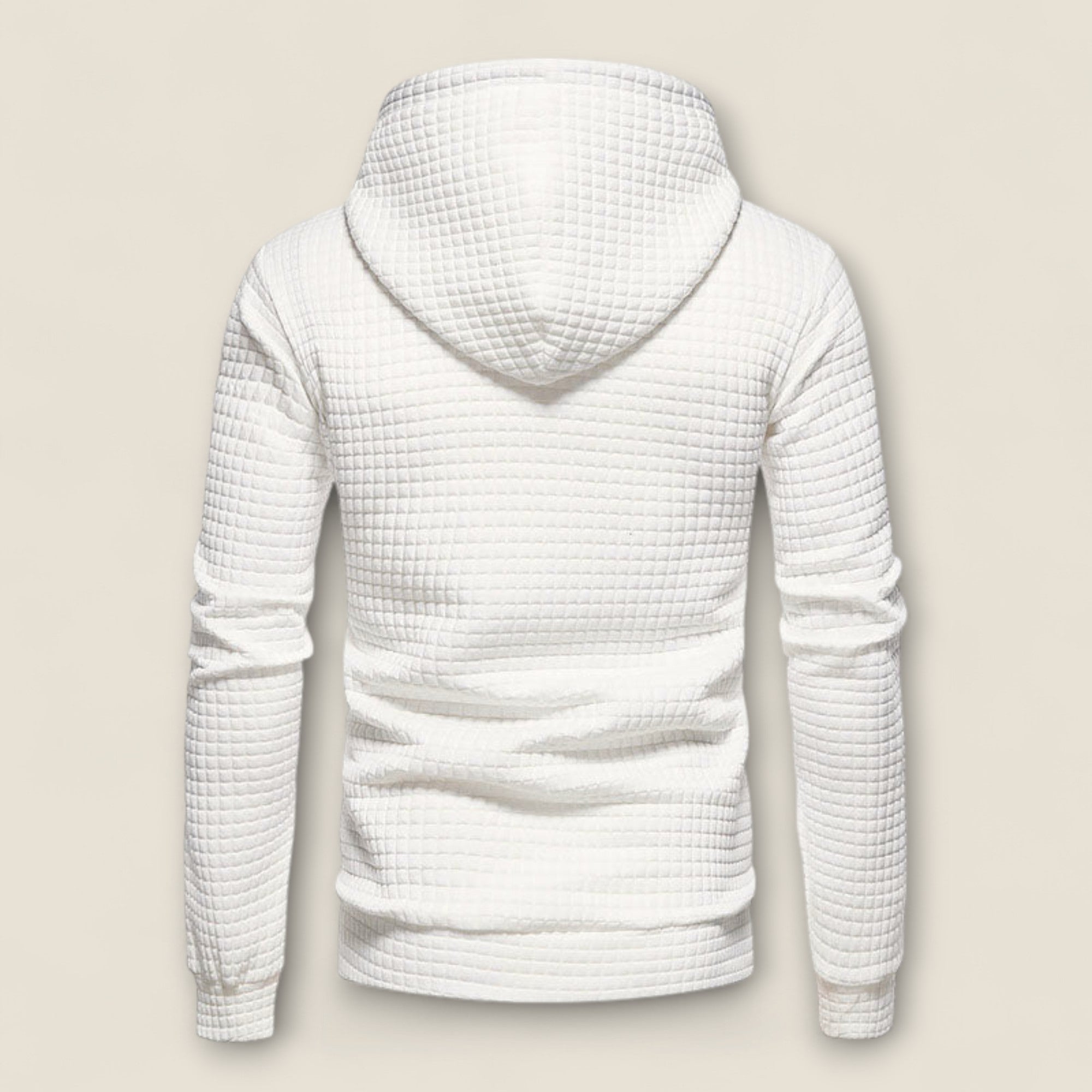 Renato - Sweat à capuche texturé avec design à enfiler