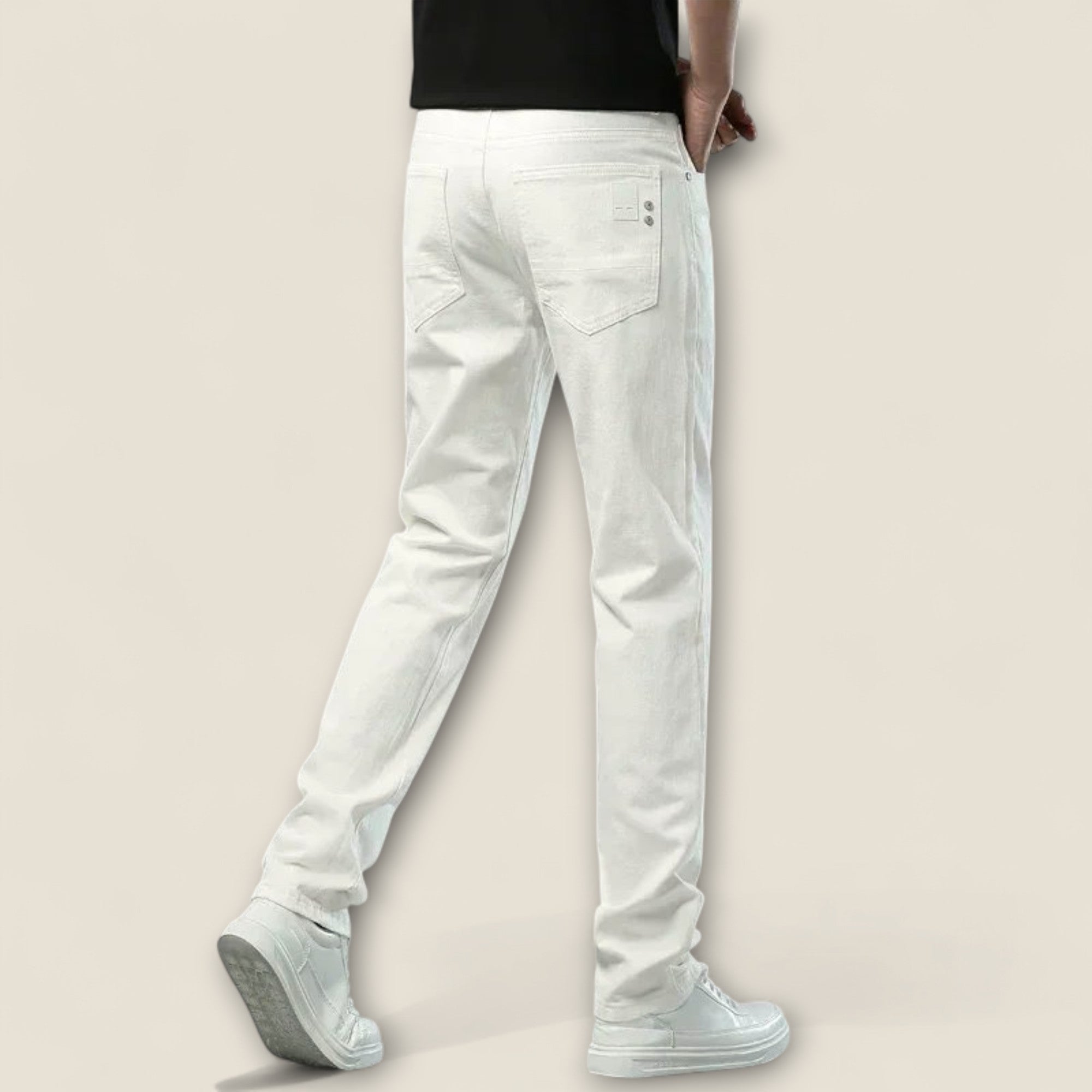 Baltasar - Pantalons en Coton Élastique