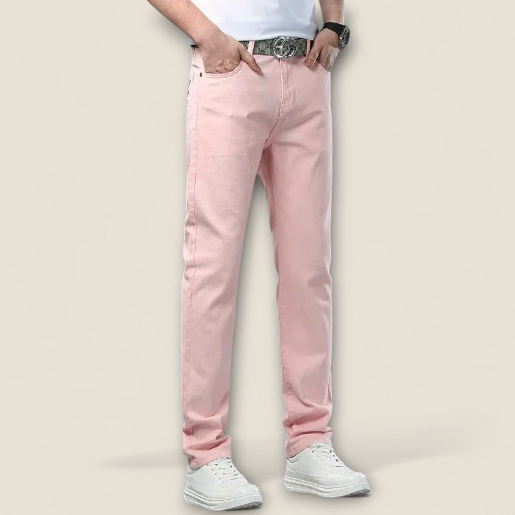 Baltasar - Pantalons en Coton Élastique