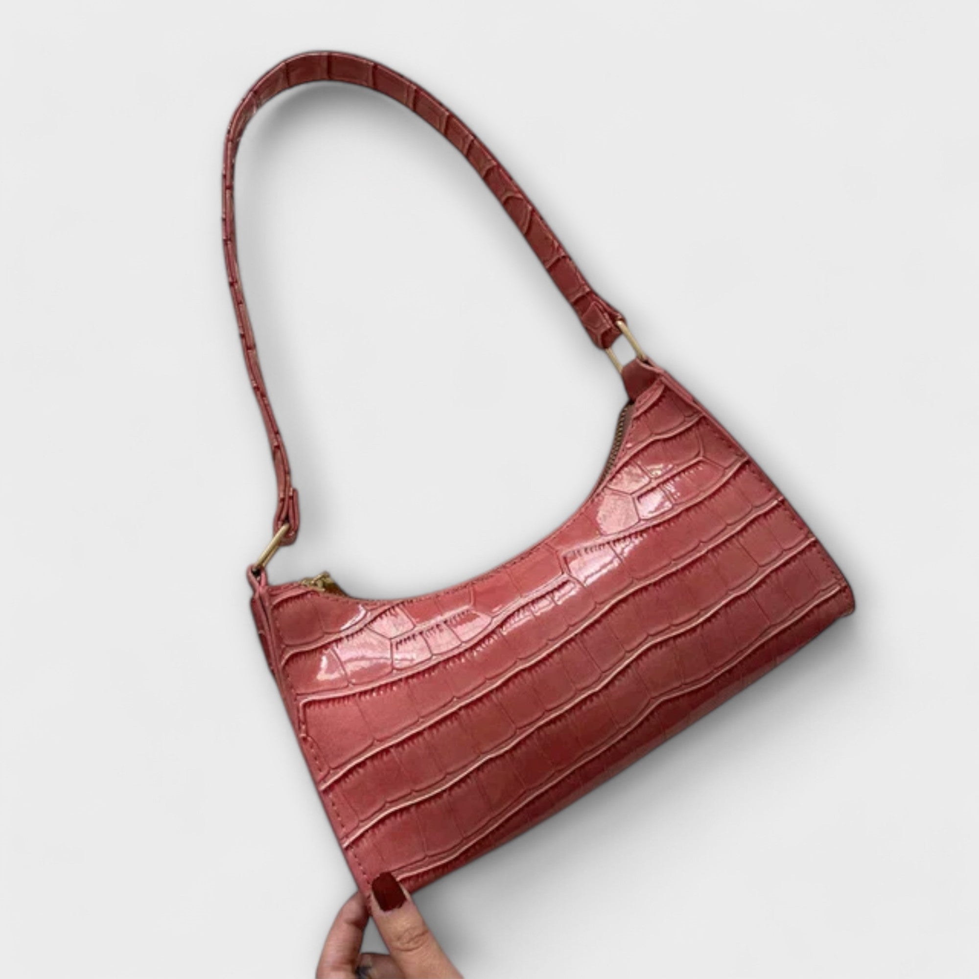 Lora. - Sac en Cuir Brillant