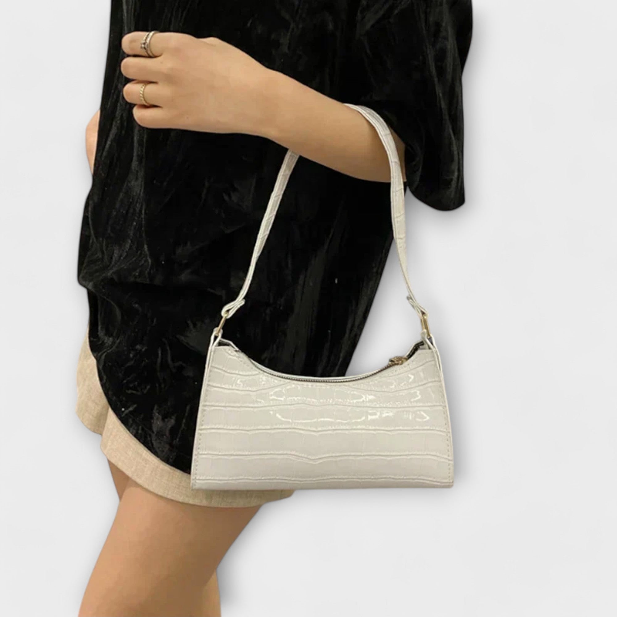 Lora. - Sac en Cuir Brillant
