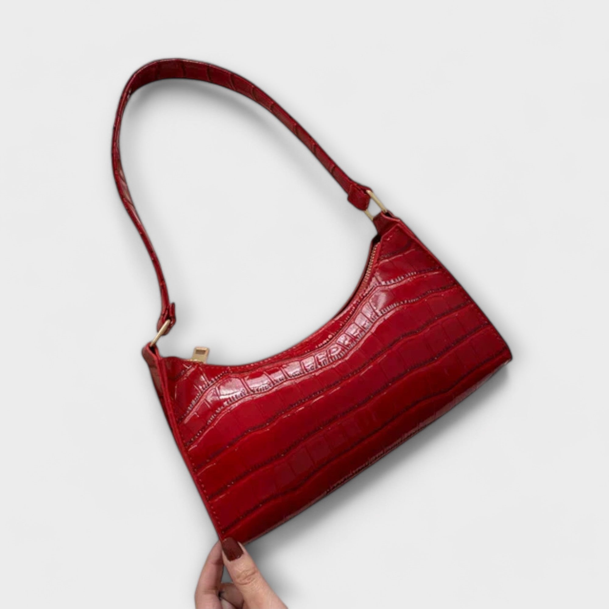 Lora. - Sac en Cuir Brillant