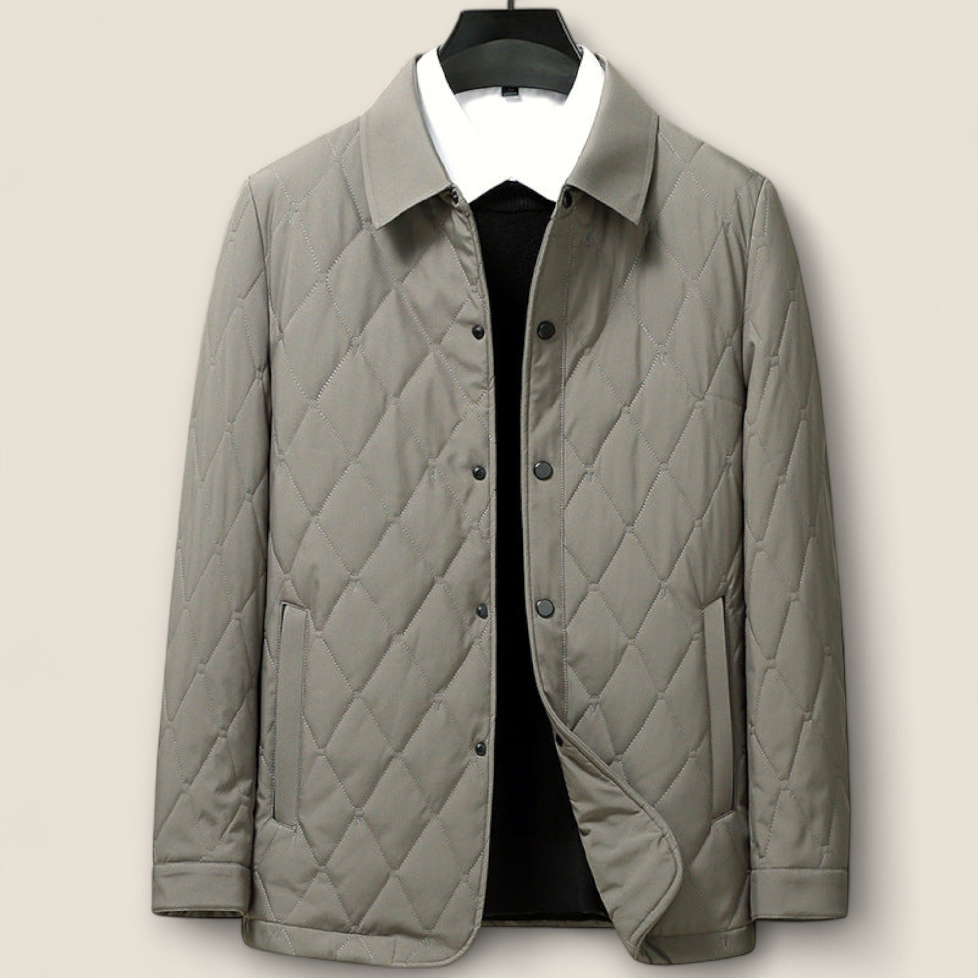 Cole - Manteau matelassé à boutons