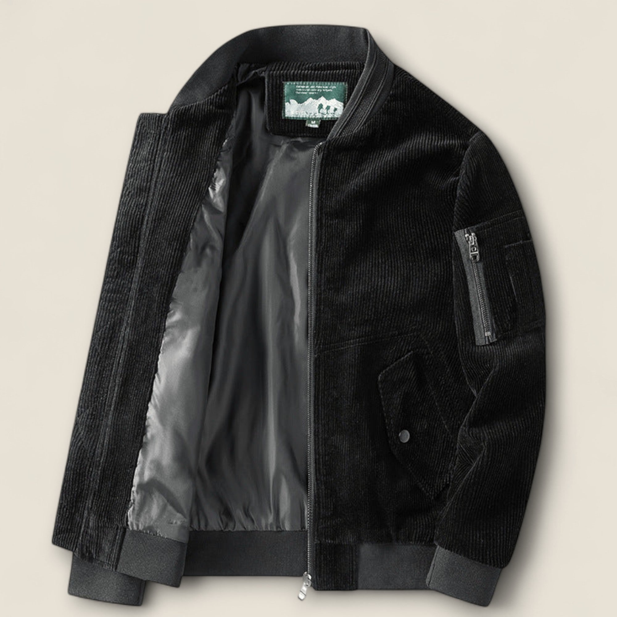 Renzo - Veste Bomber en Velours Côtelé