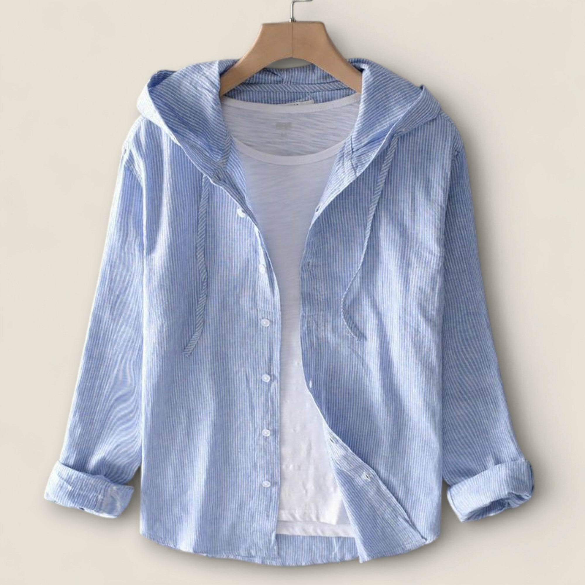 Nicolas - Chemise à Capuche en Lin