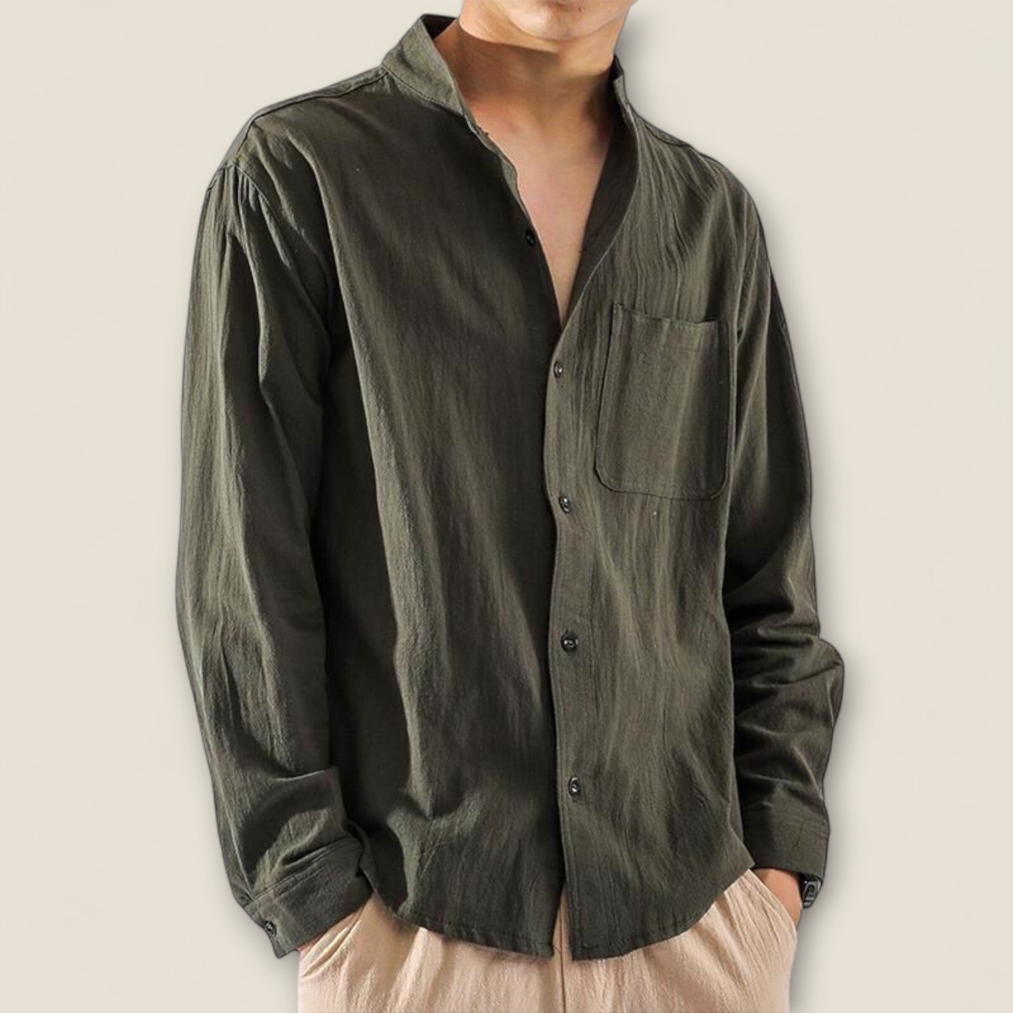 Benicio - Chemise Tissée Douce